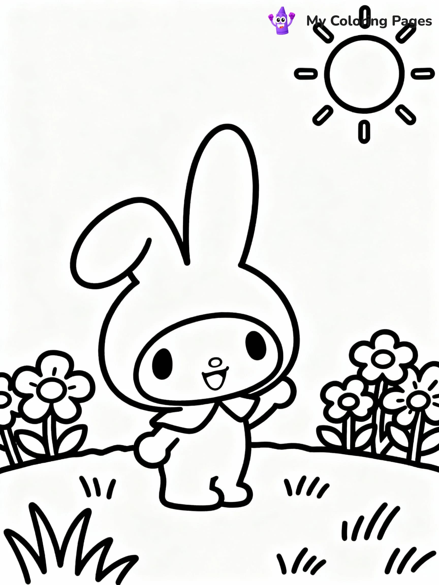 My Melody Coloring Pages - 3