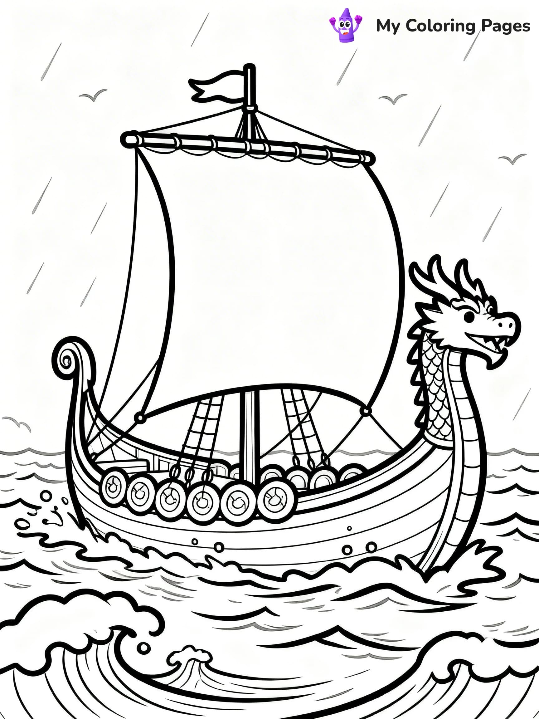 Viking Coloring Pages - 12