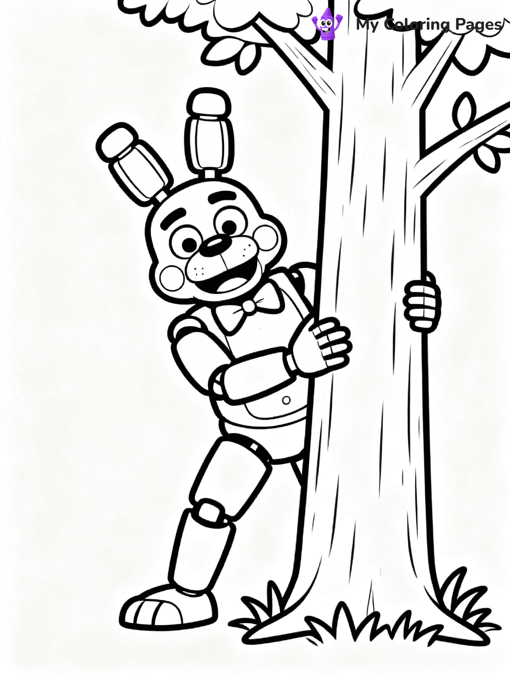 Bonnie Fnaf Coloring Pages - 17