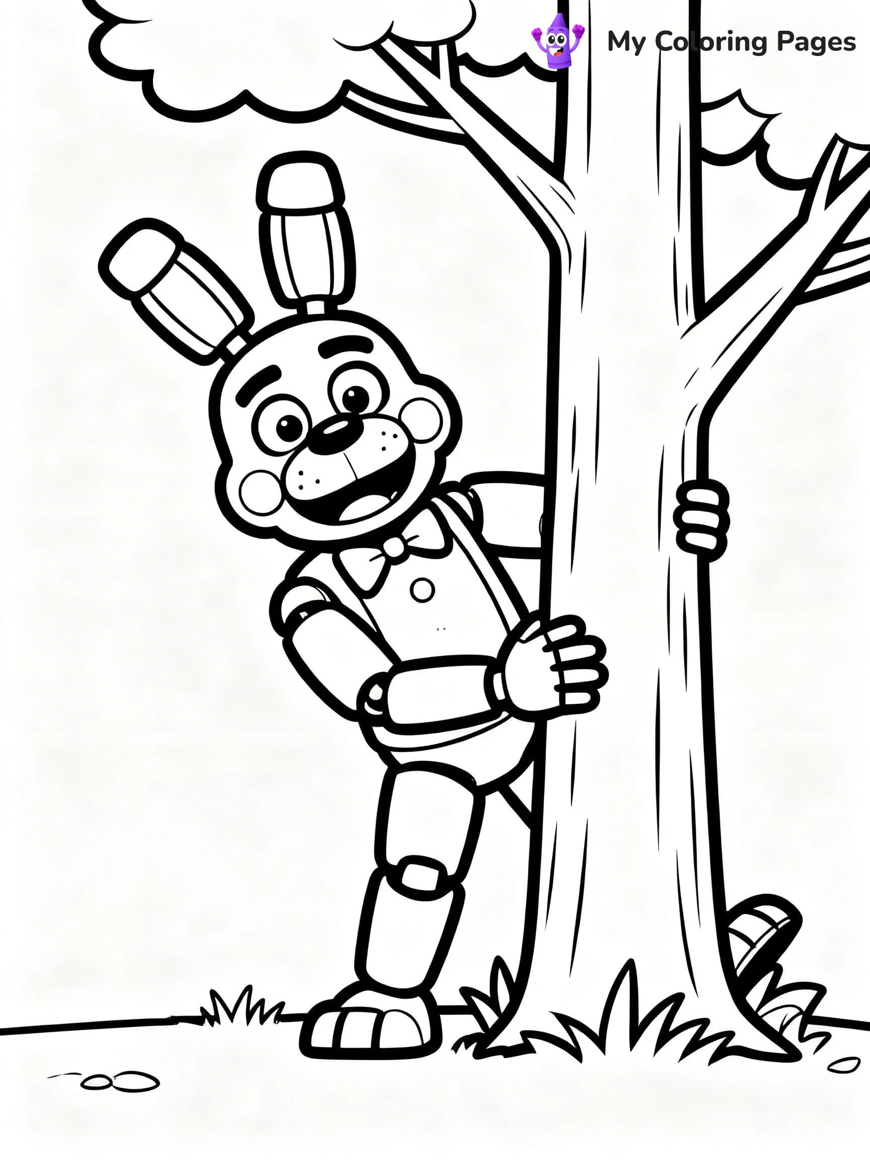 Bonnie Fnaf Coloring Pages - 16