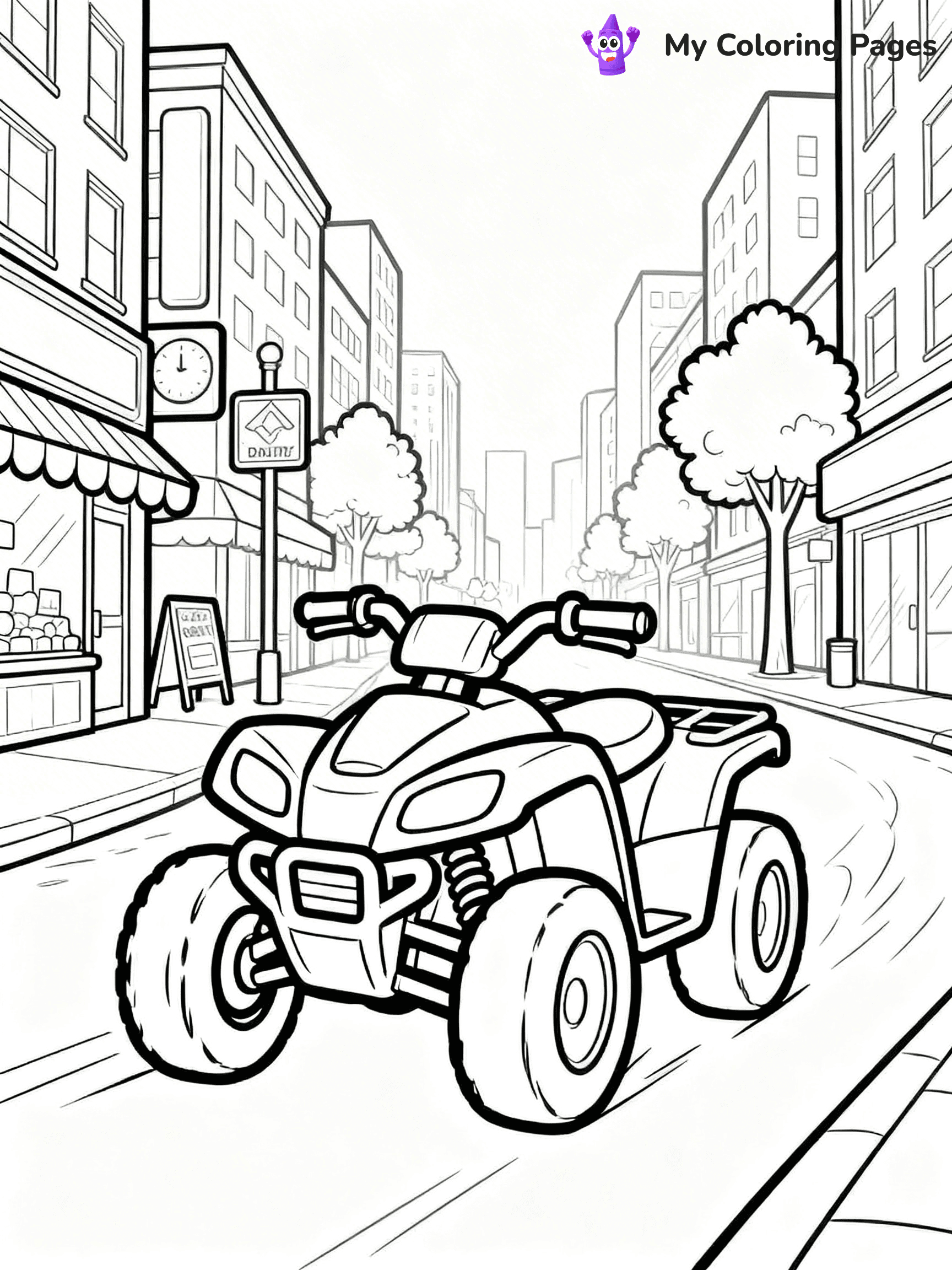 ATV Coloring Pages - 19