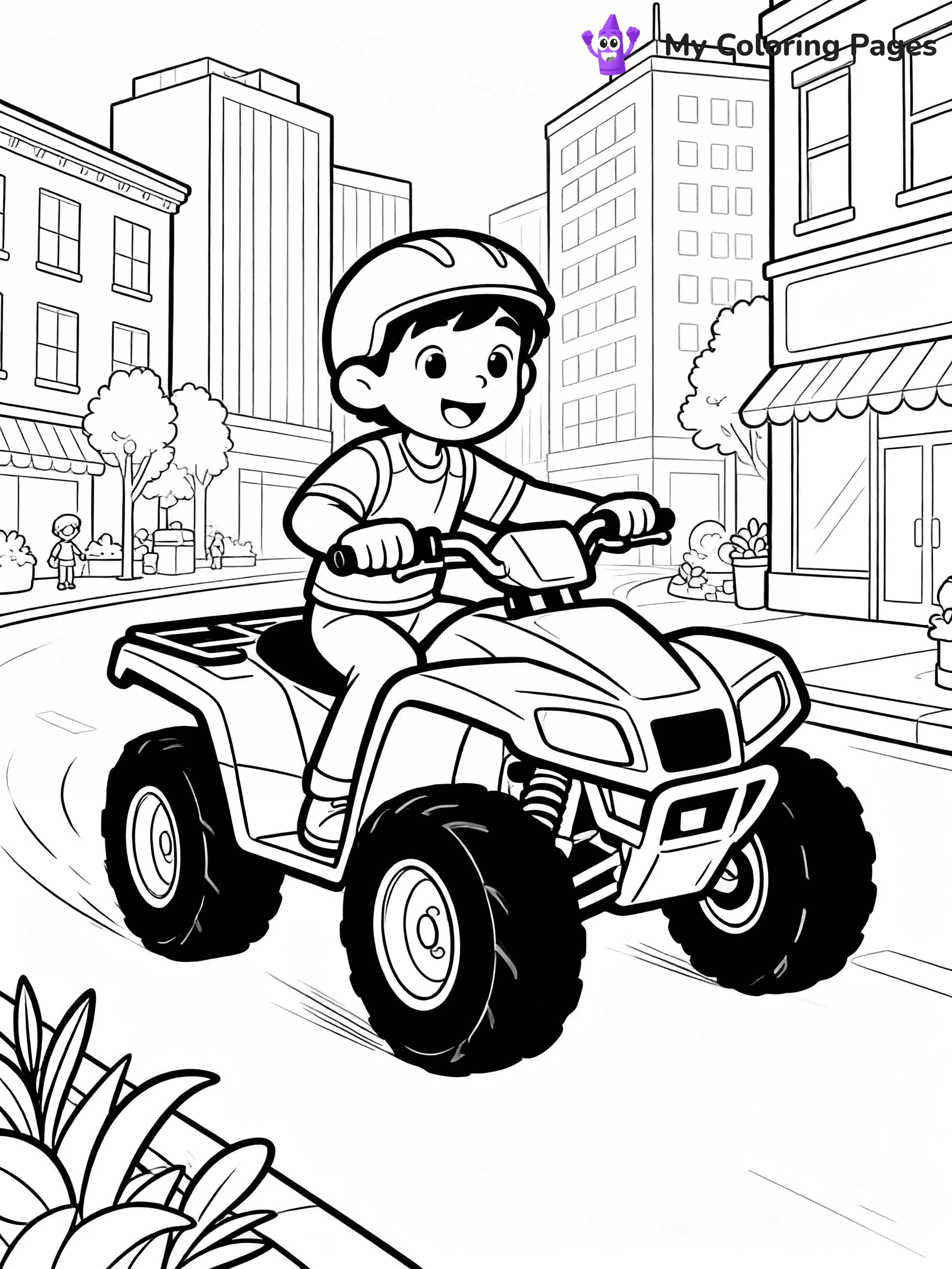 ATV Coloring Pages - 17