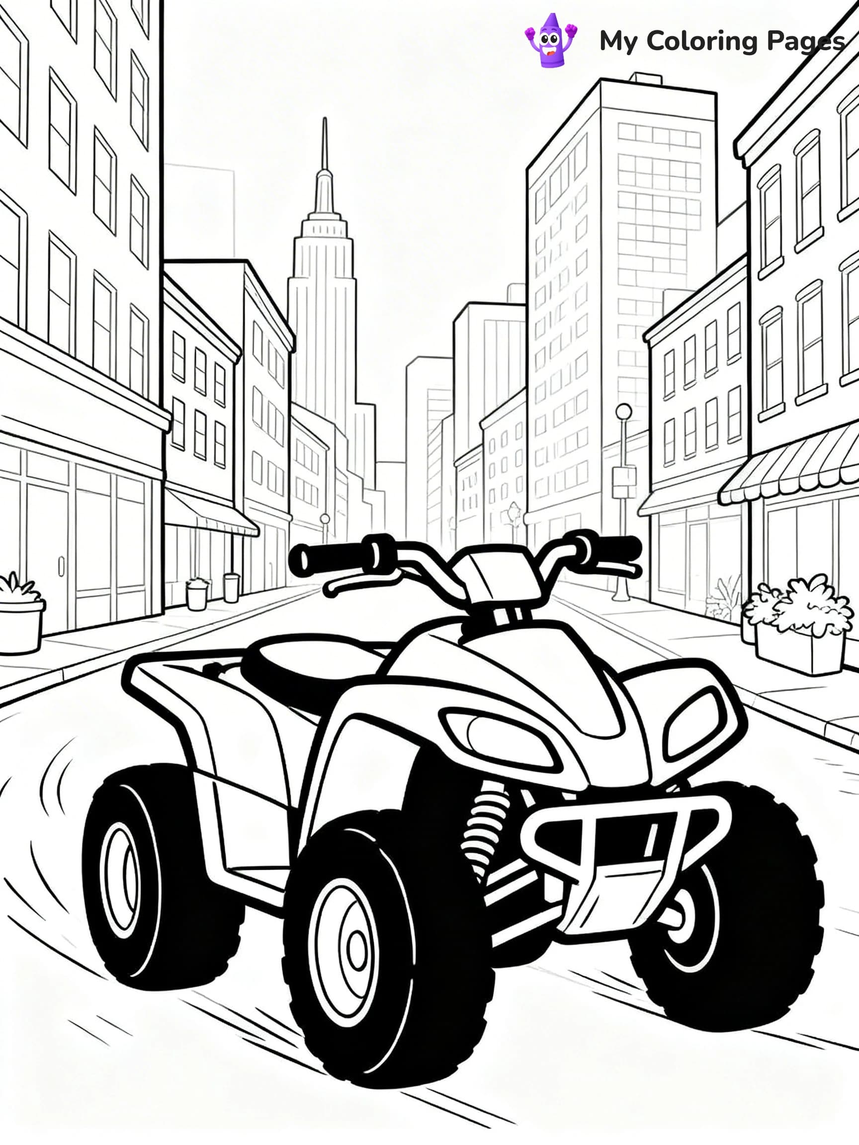 ATV Coloring Pages - 16