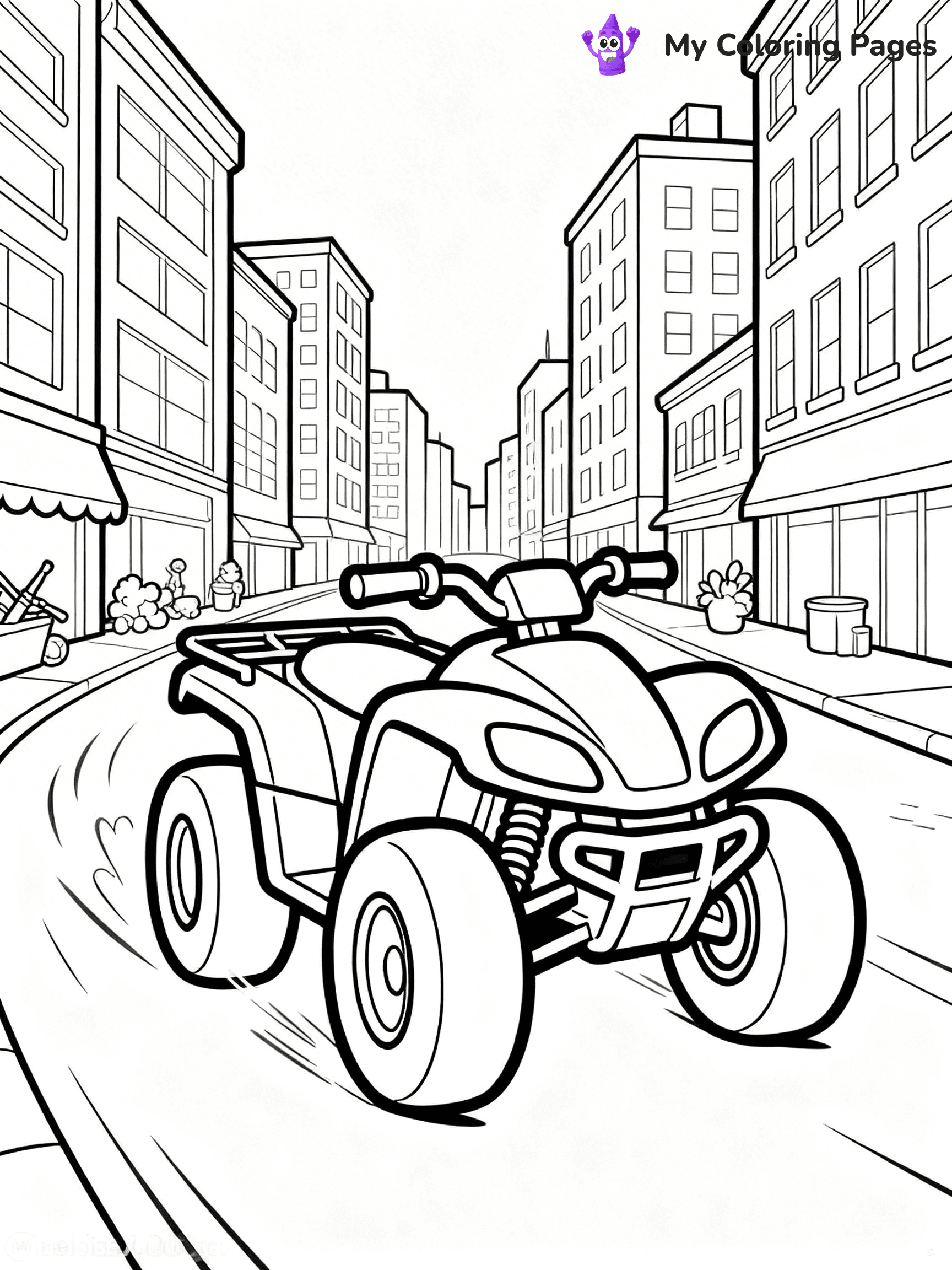 ATV Coloring Pages - 14