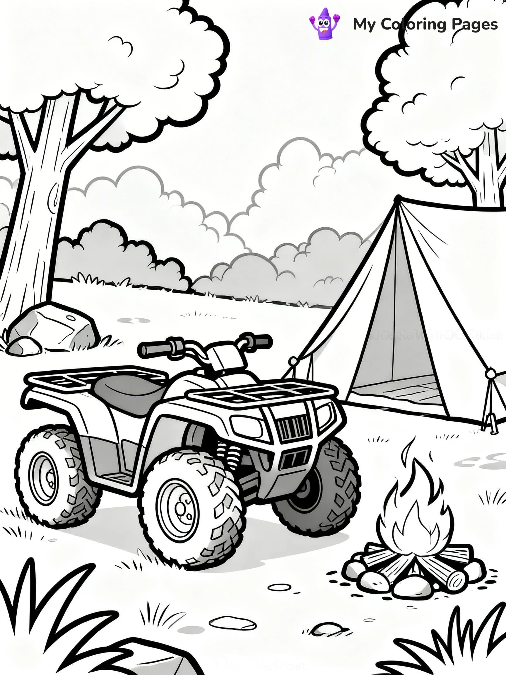 ATV Coloring Pages - 12