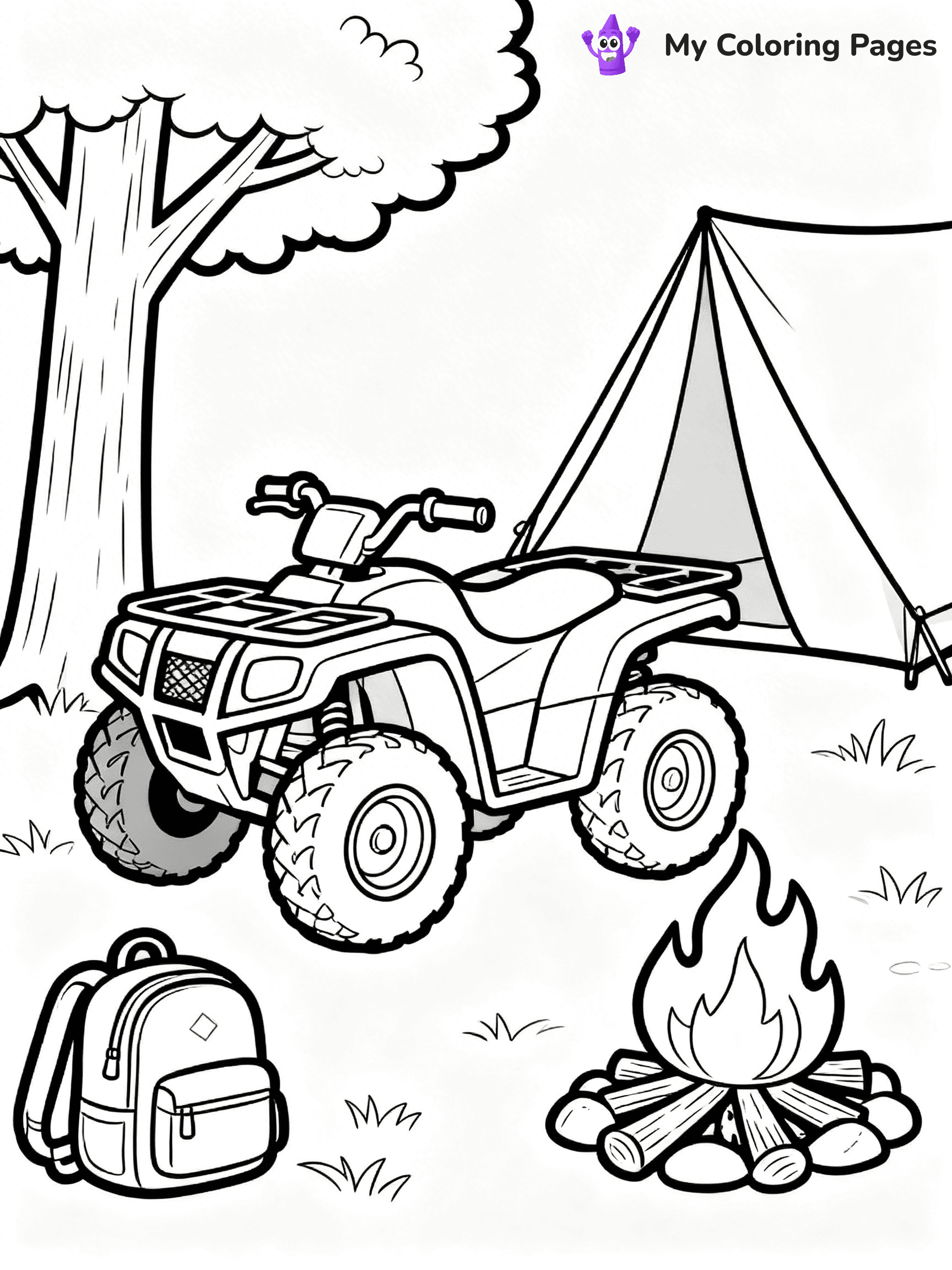 ATV Coloring Pages - 9