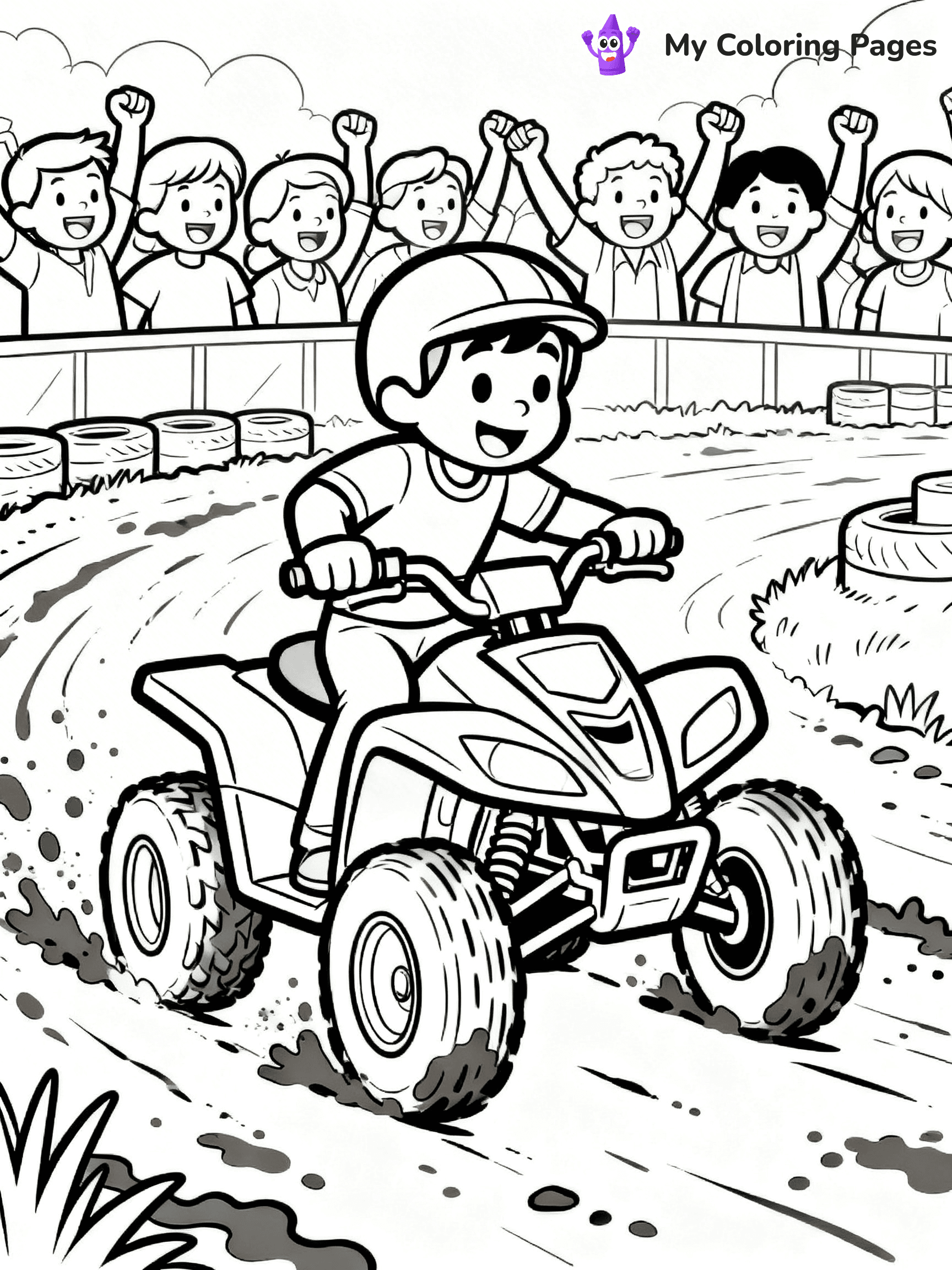 ATV Coloring Pages - 1
