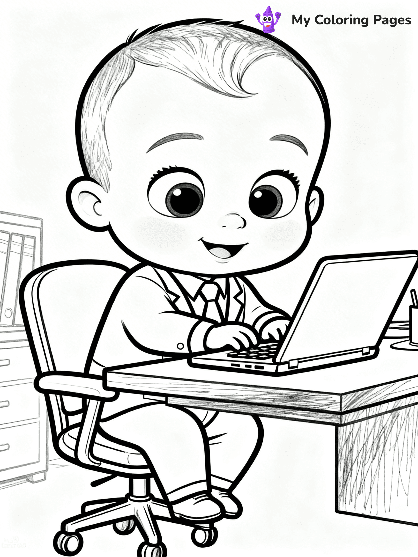 Boss Baby Coloring Pages - 20