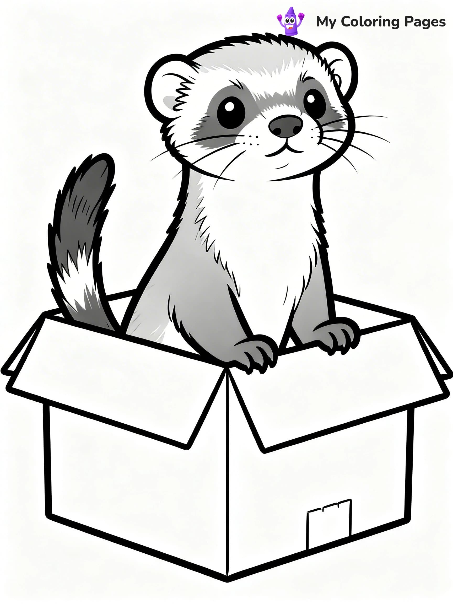 Ferret Coloring Pages - 24
