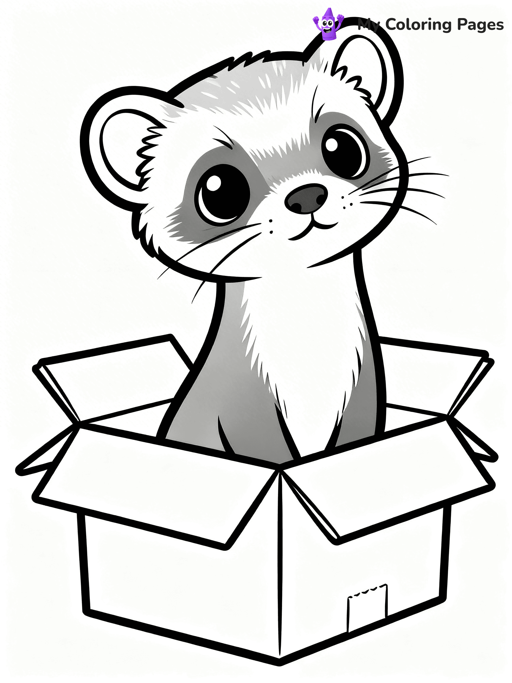 Ferret Coloring Pages - 22
