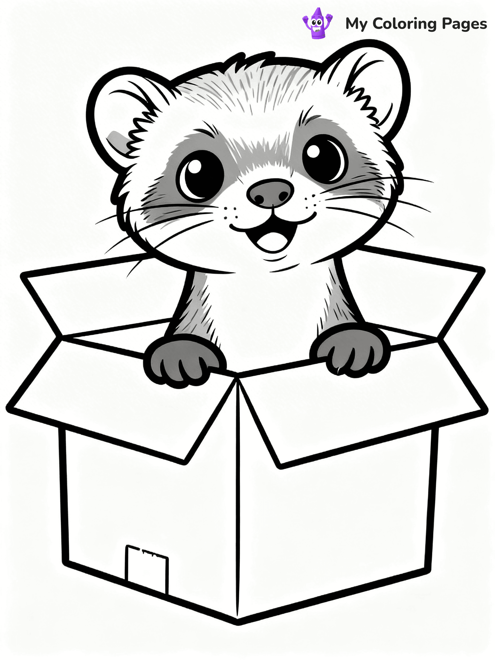 Ferret Coloring Pages - 21