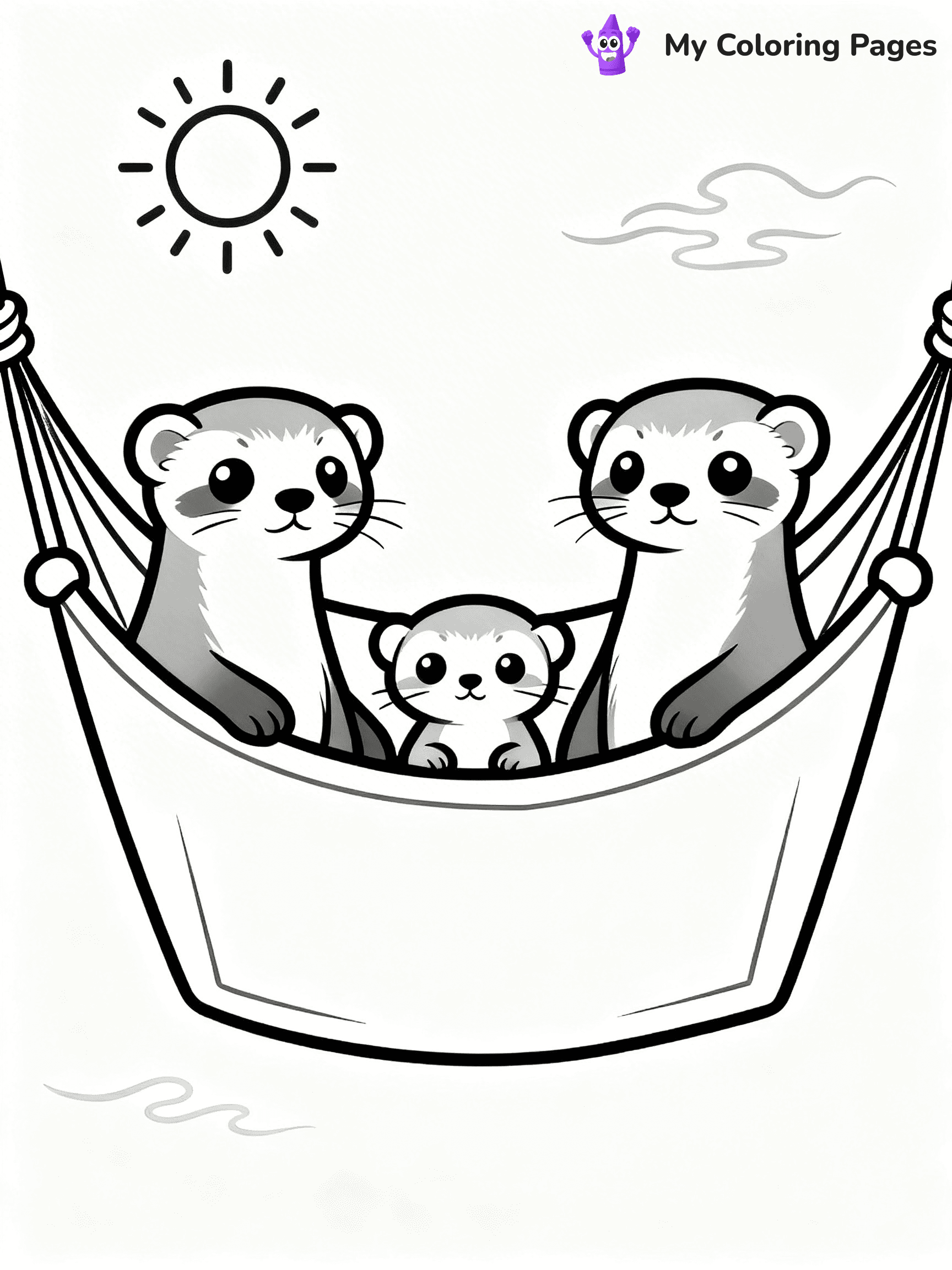 Ferret Coloring Pages - 14
