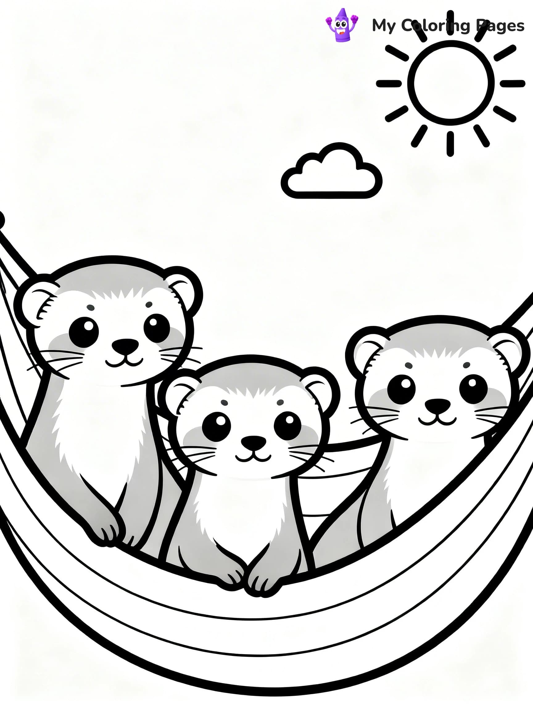 Ferret Coloring Pages - 13