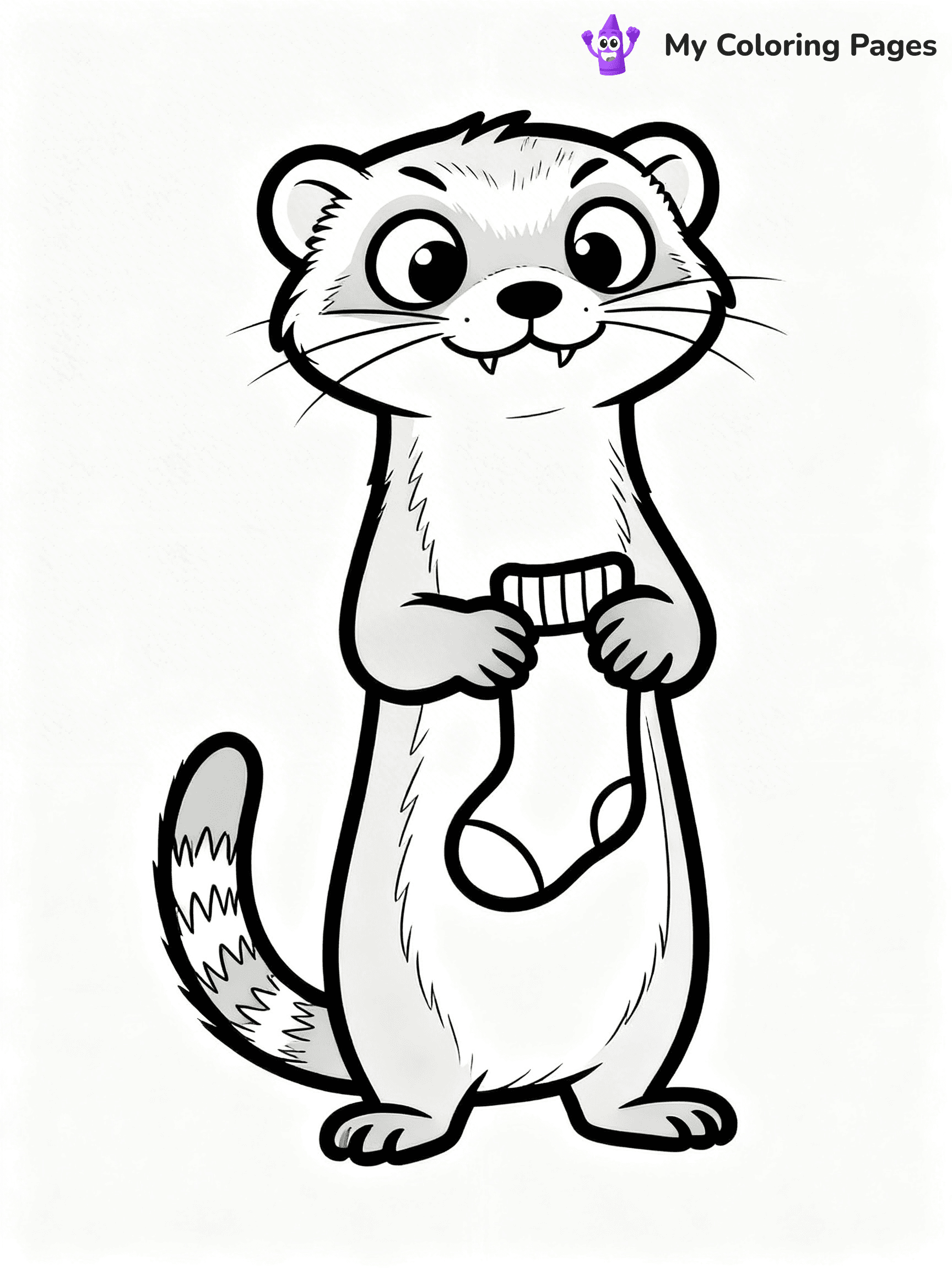 Ferret Coloring Pages - 9