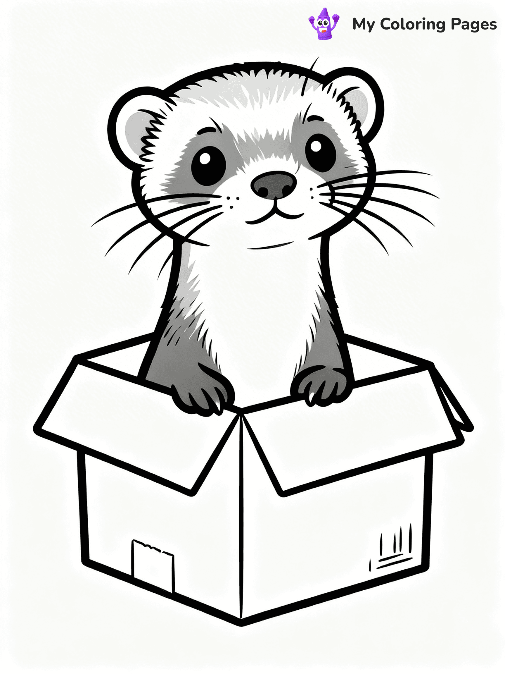 Ferret Coloring Pages - 5