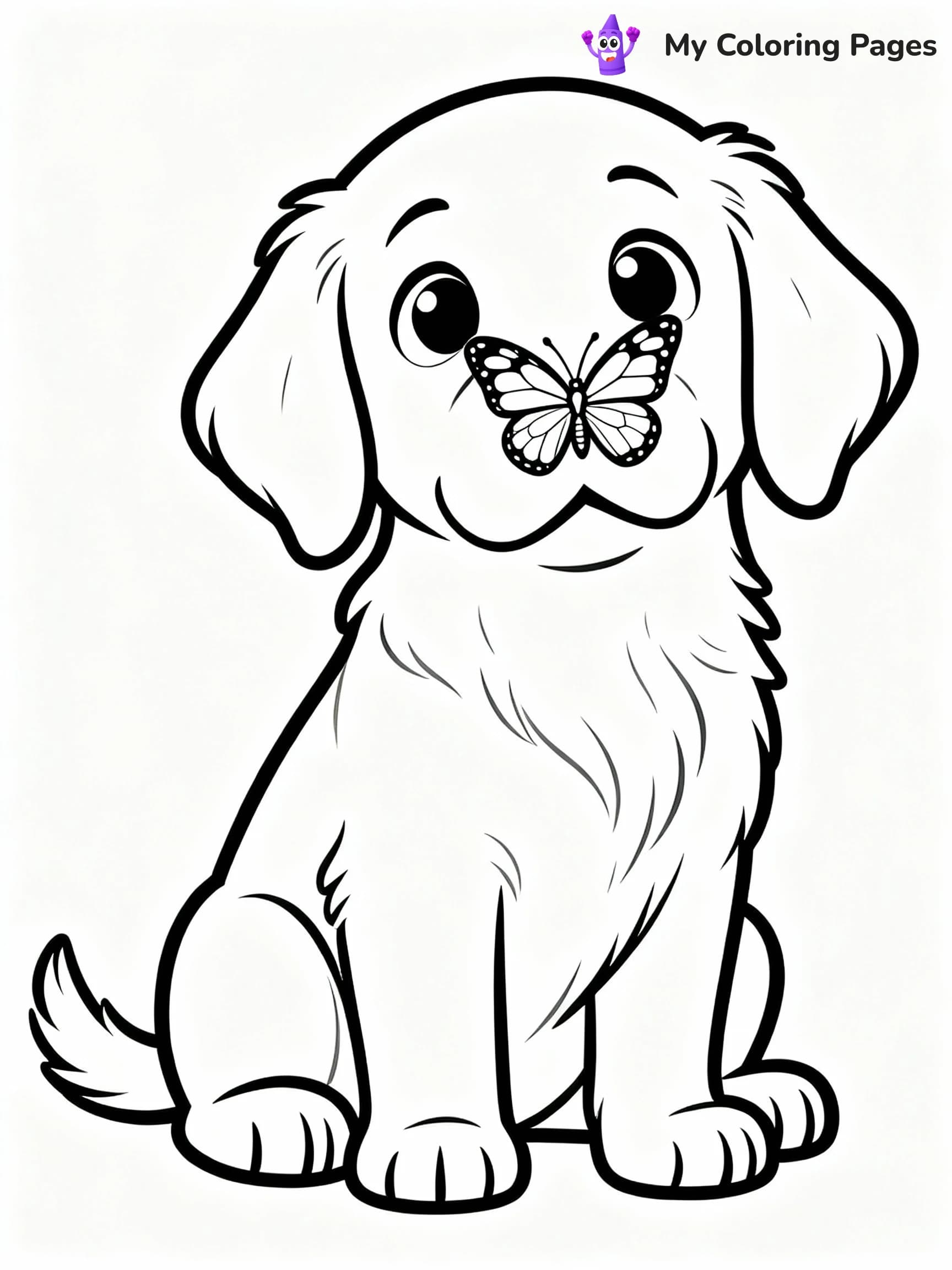 Puppy Coloring Pages - 22