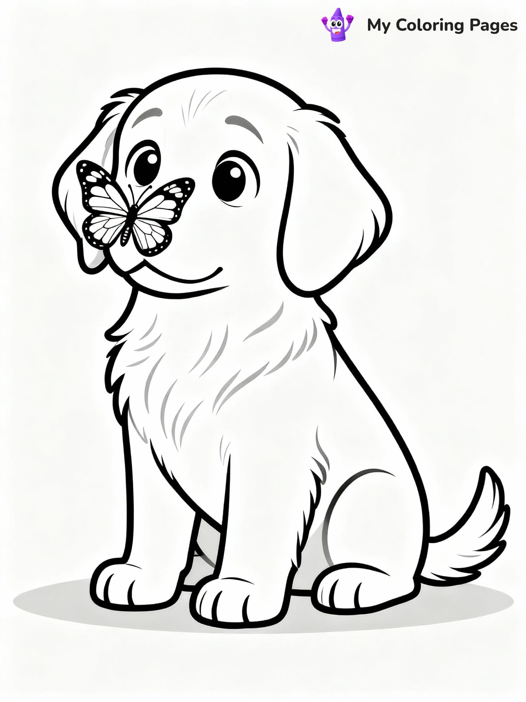 Puppy Coloring Pages - 21