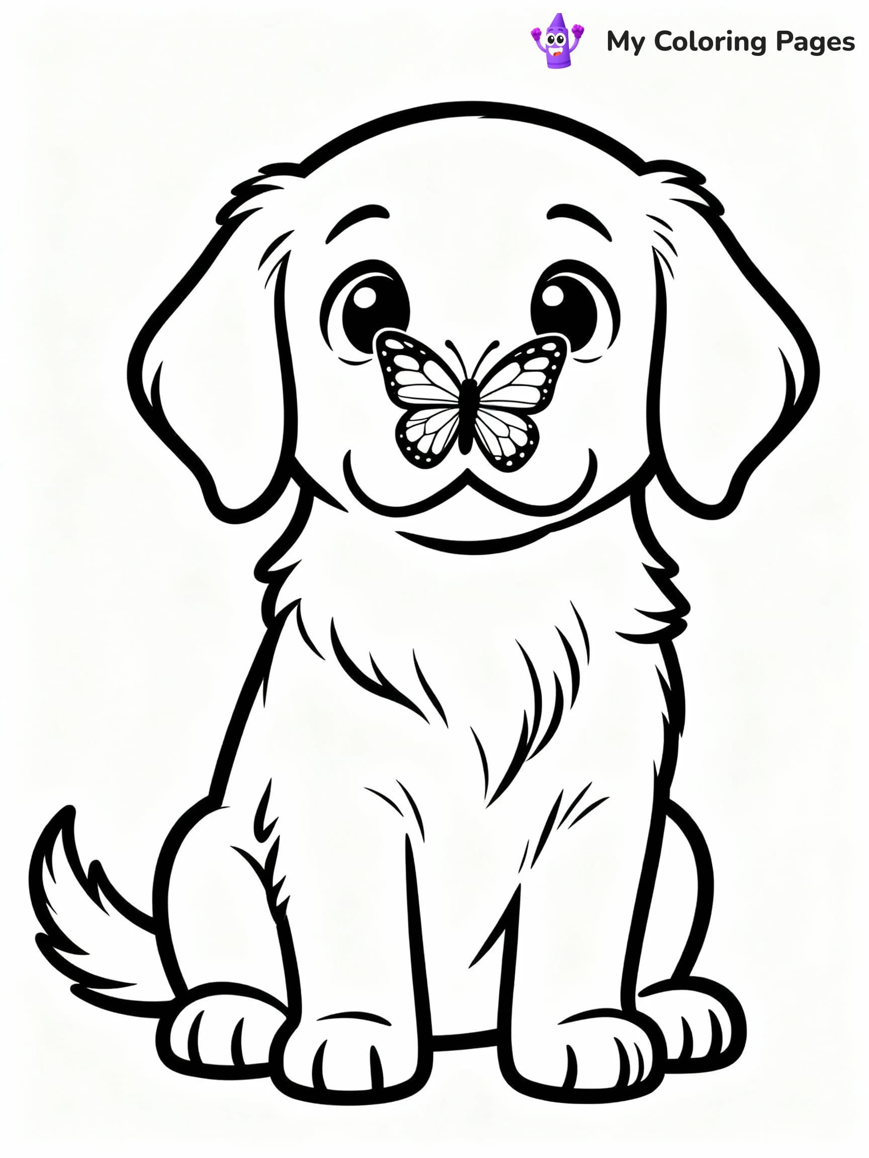 Puppy Coloring Pages - 20