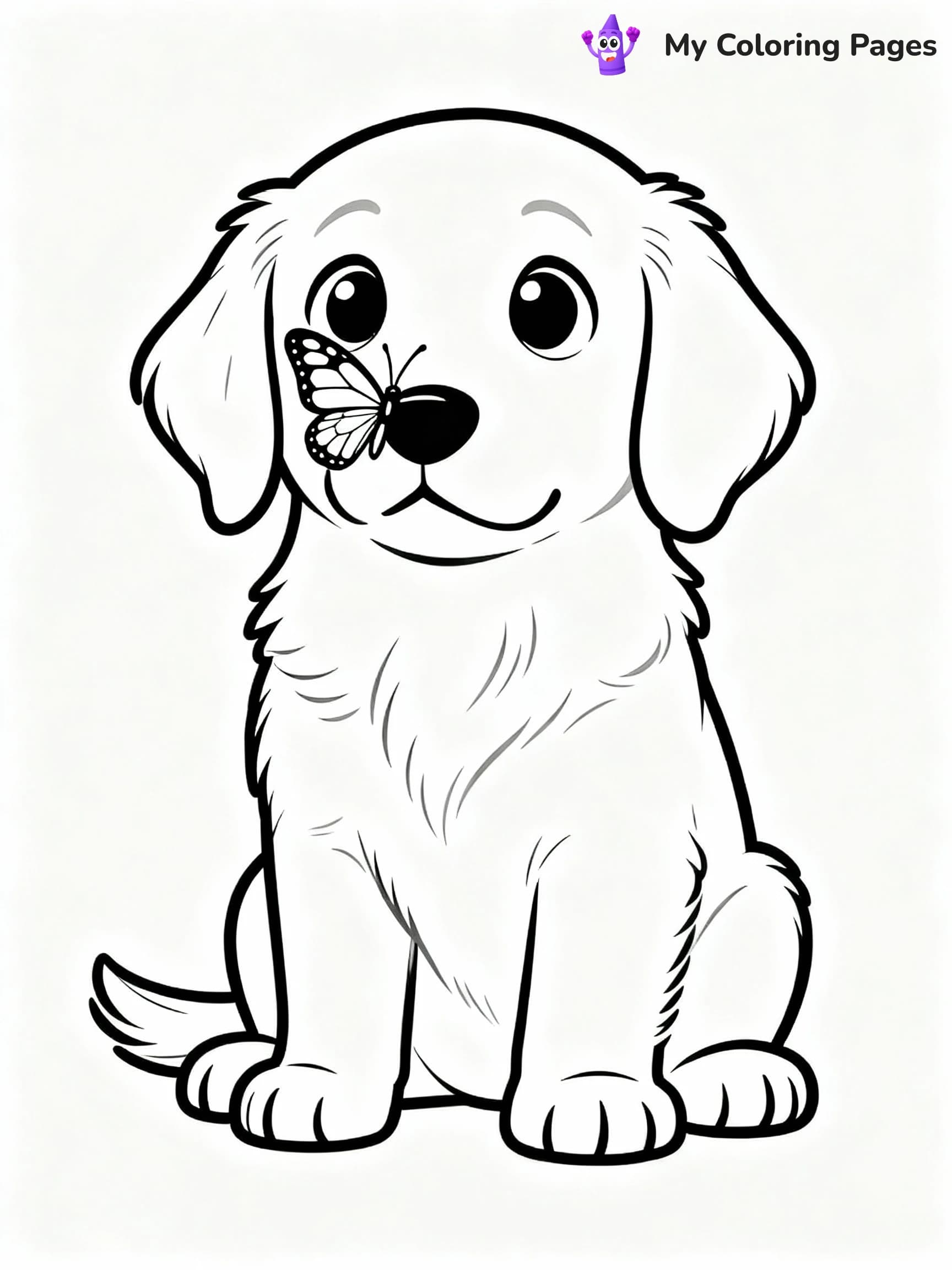 Puppy Coloring Pages - 18