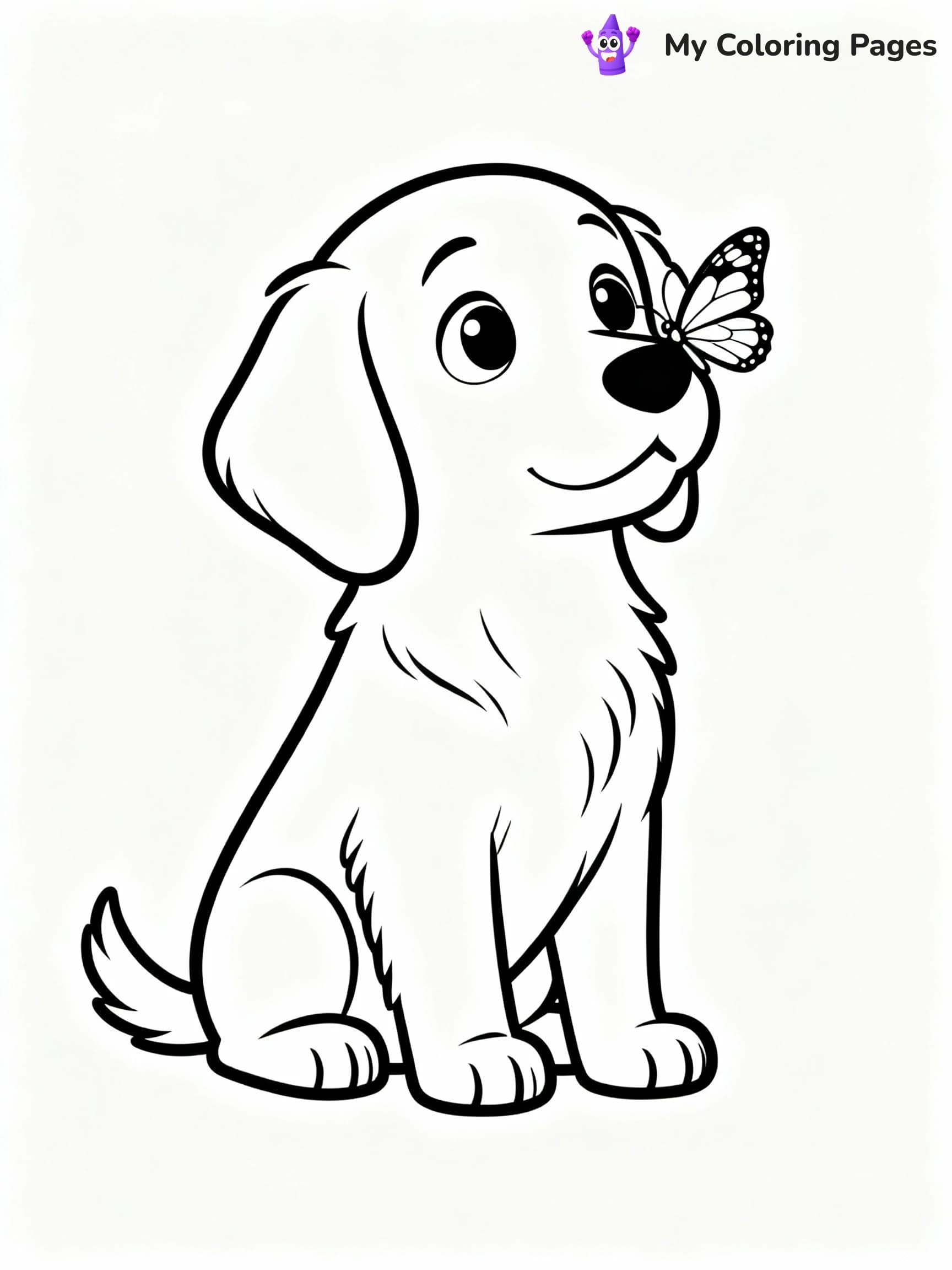 Puppy Coloring Pages - 17