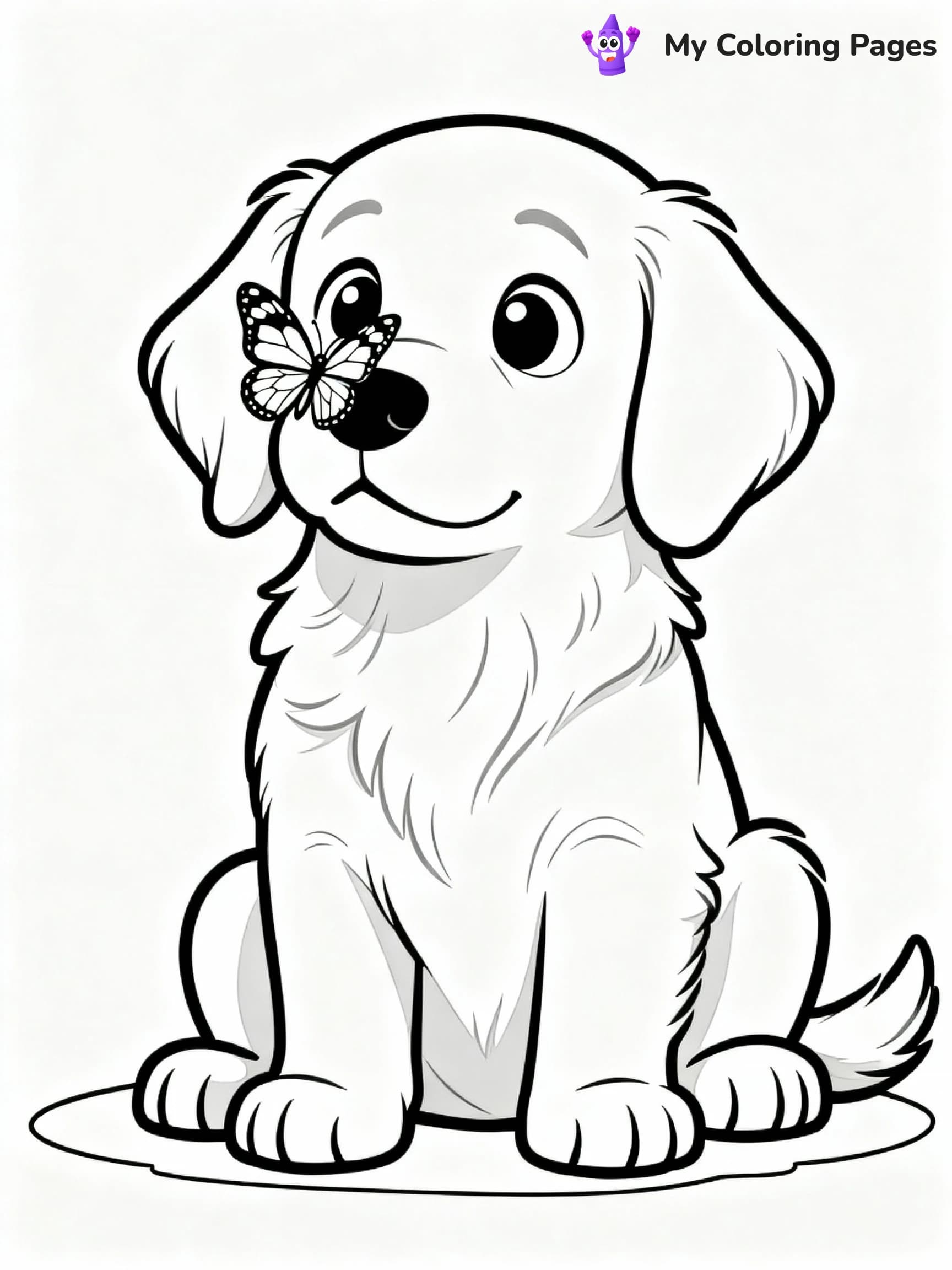 Puppy Coloring Pages - 15