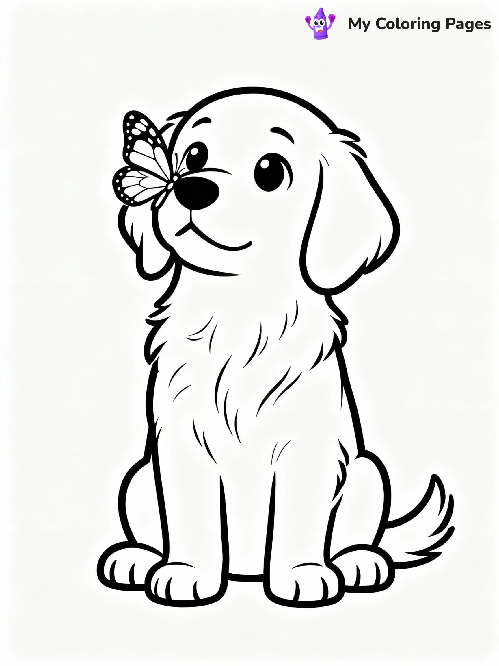 Puppy Coloring Pages - 14