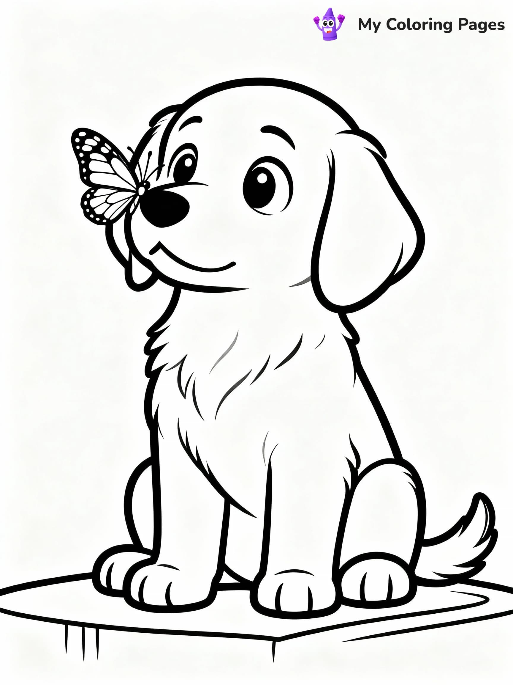 Puppy Coloring Pages - 12