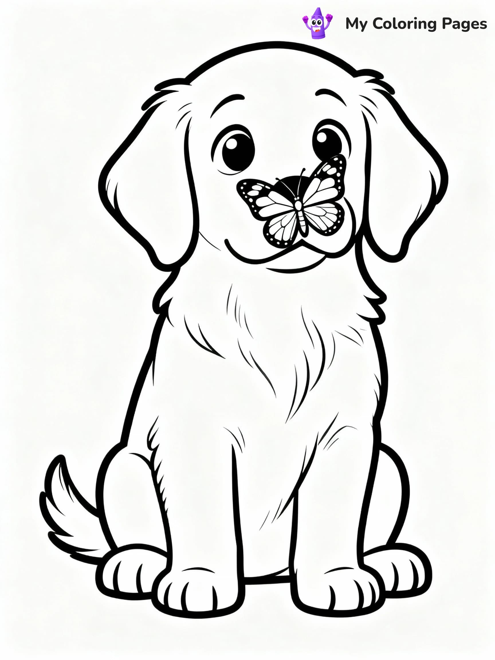 Puppy Coloring Pages - 11