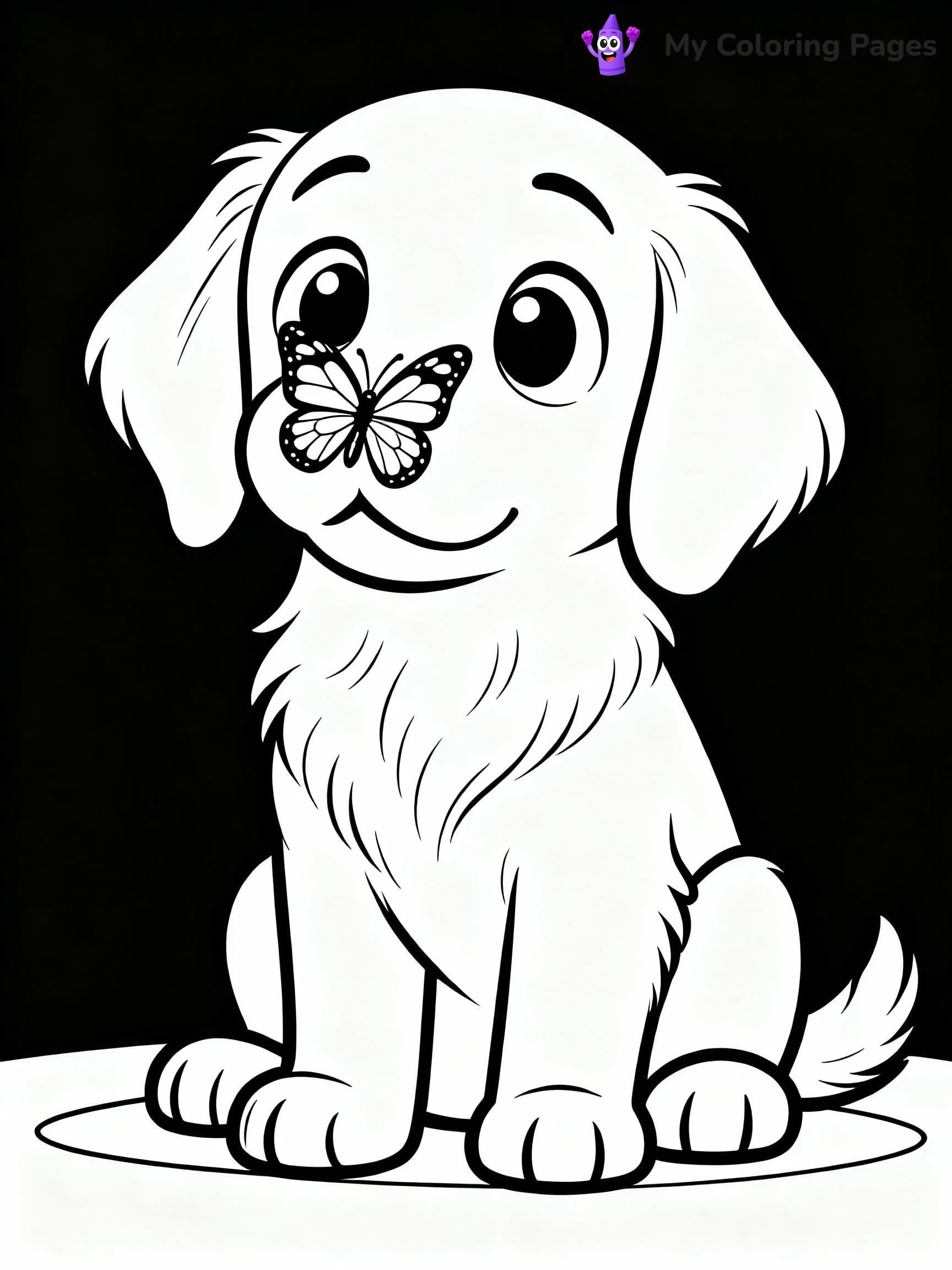 Puppy Coloring Pages - 9