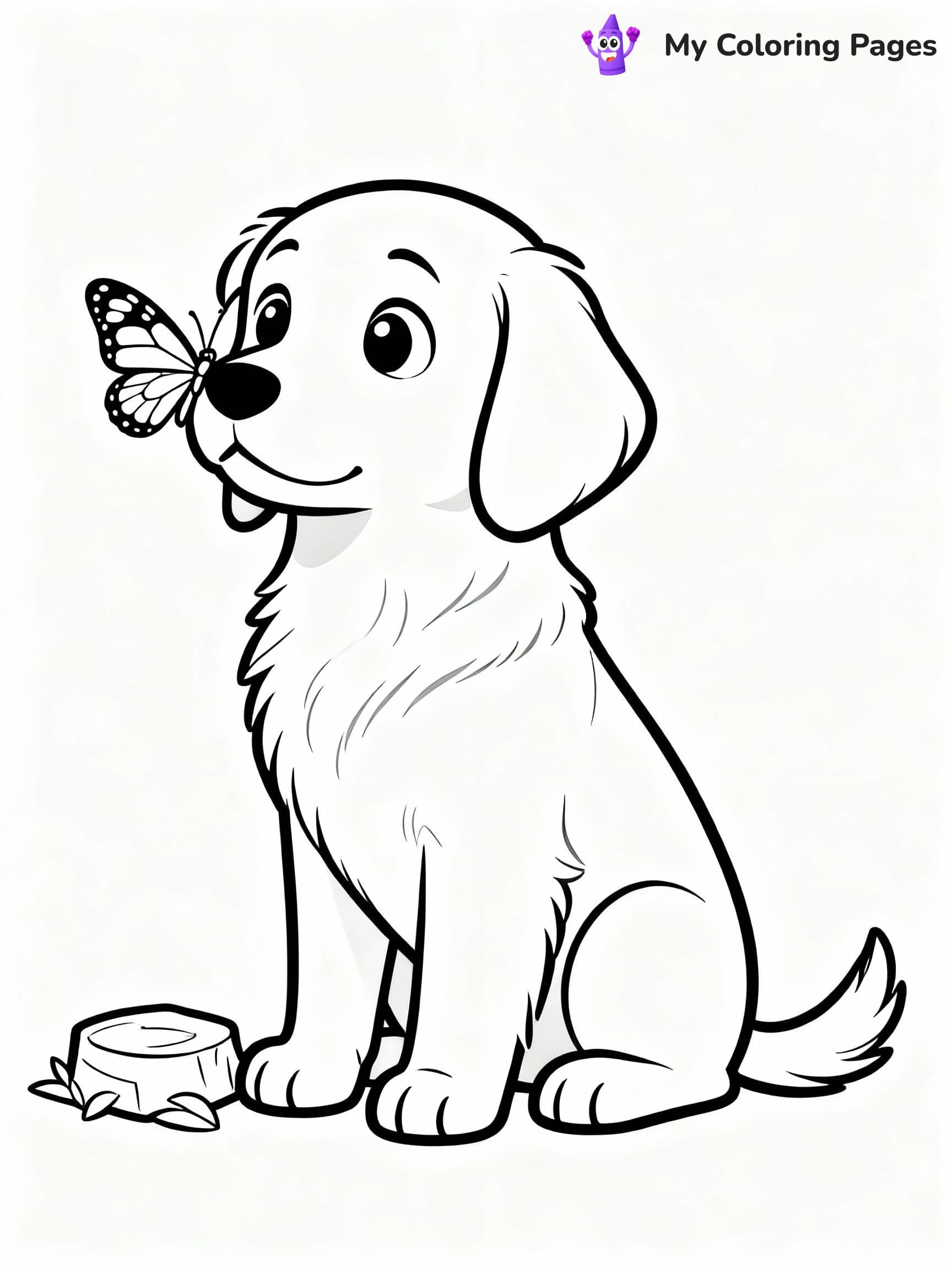 Puppy Coloring Pages - 8