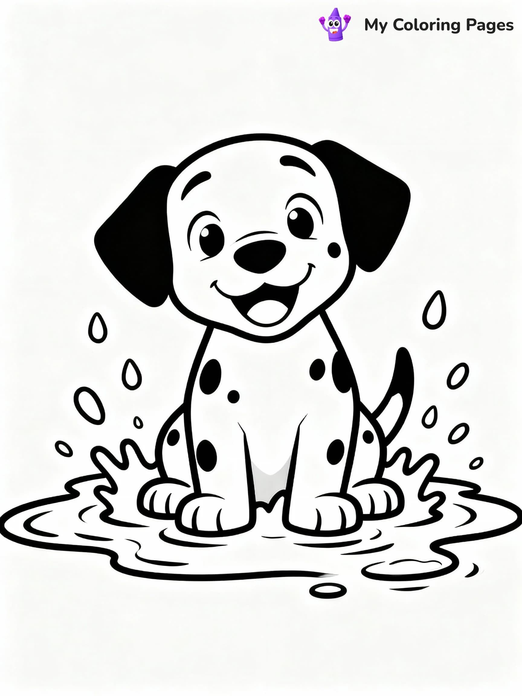 Puppy Coloring Pages - 7