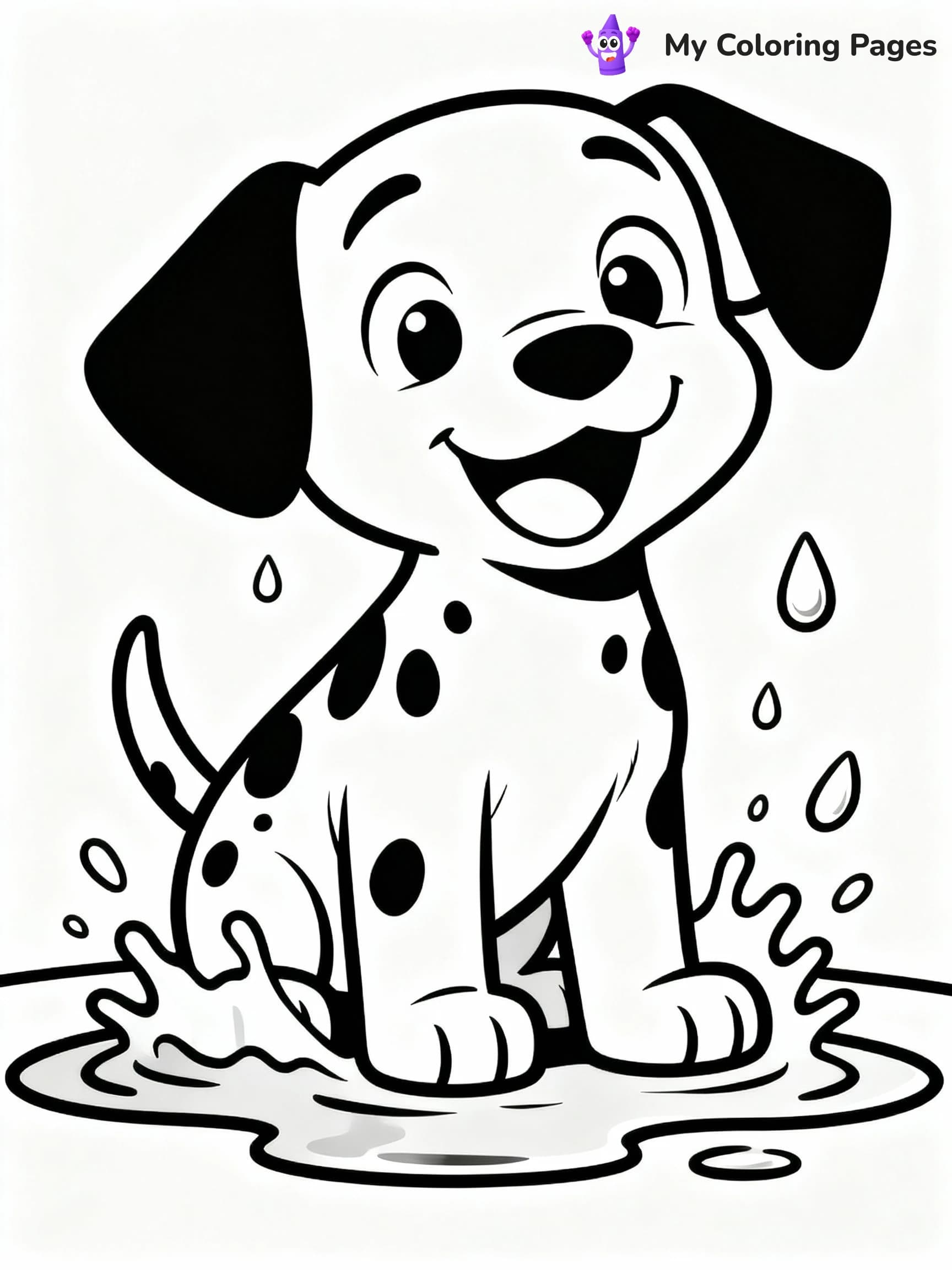 Puppy Coloring Pages - 6