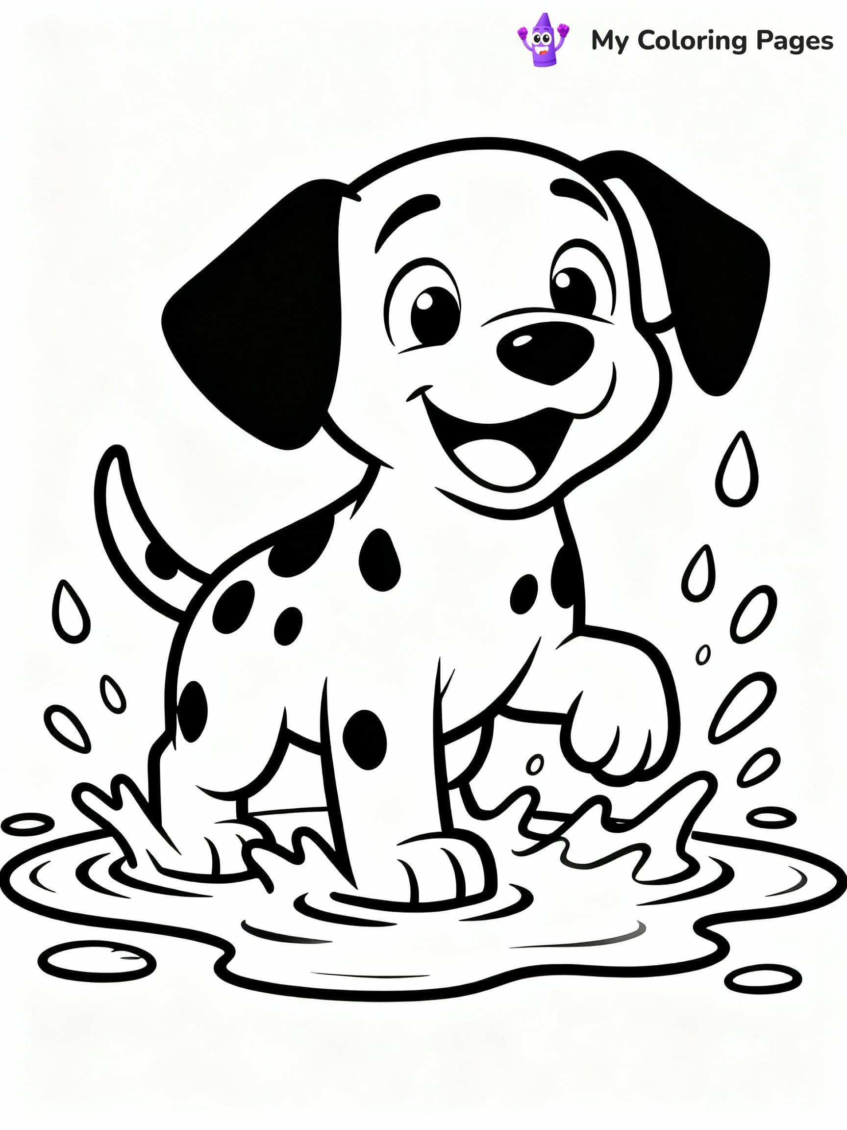 Puppy Coloring Pages - 4