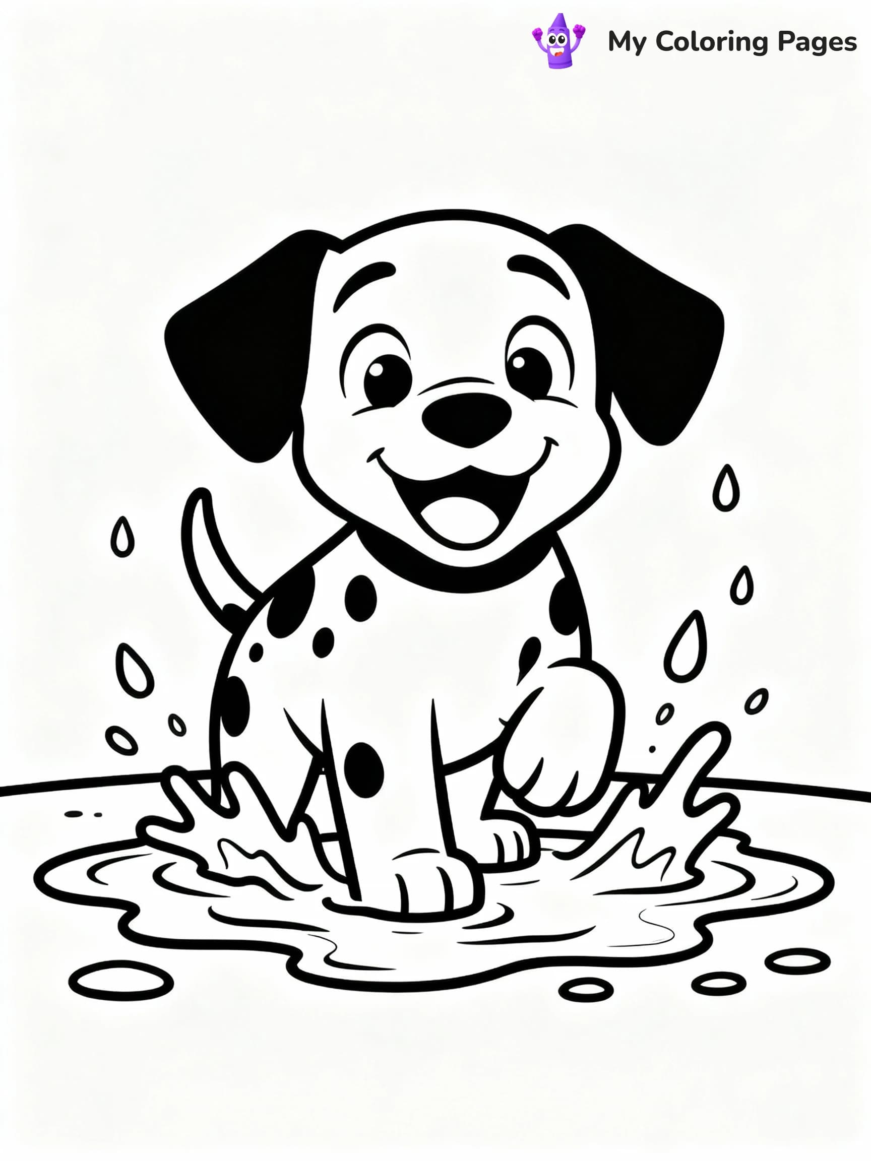 Puppy Coloring Pages - 3