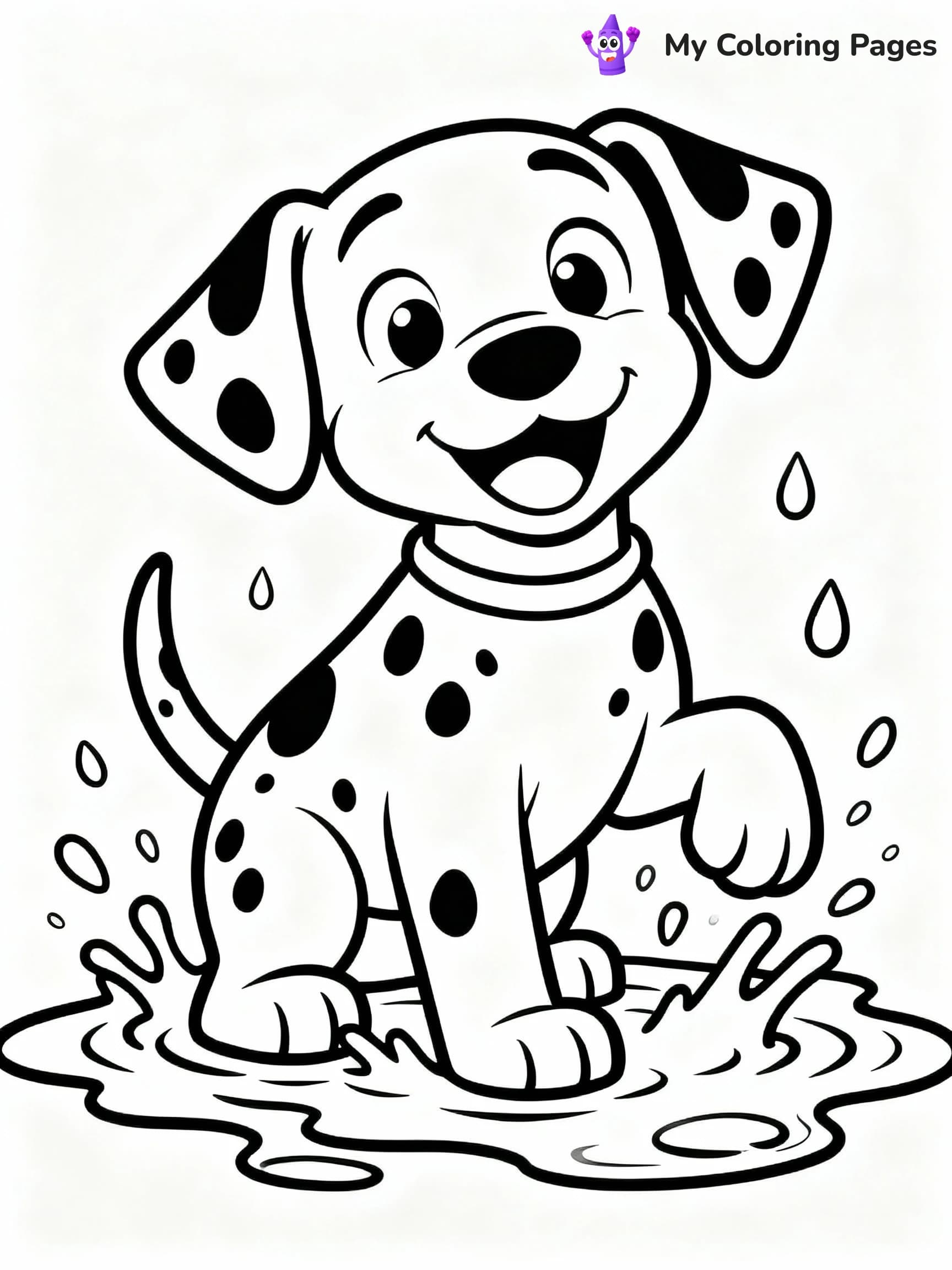 Puppy Coloring Pages - 1