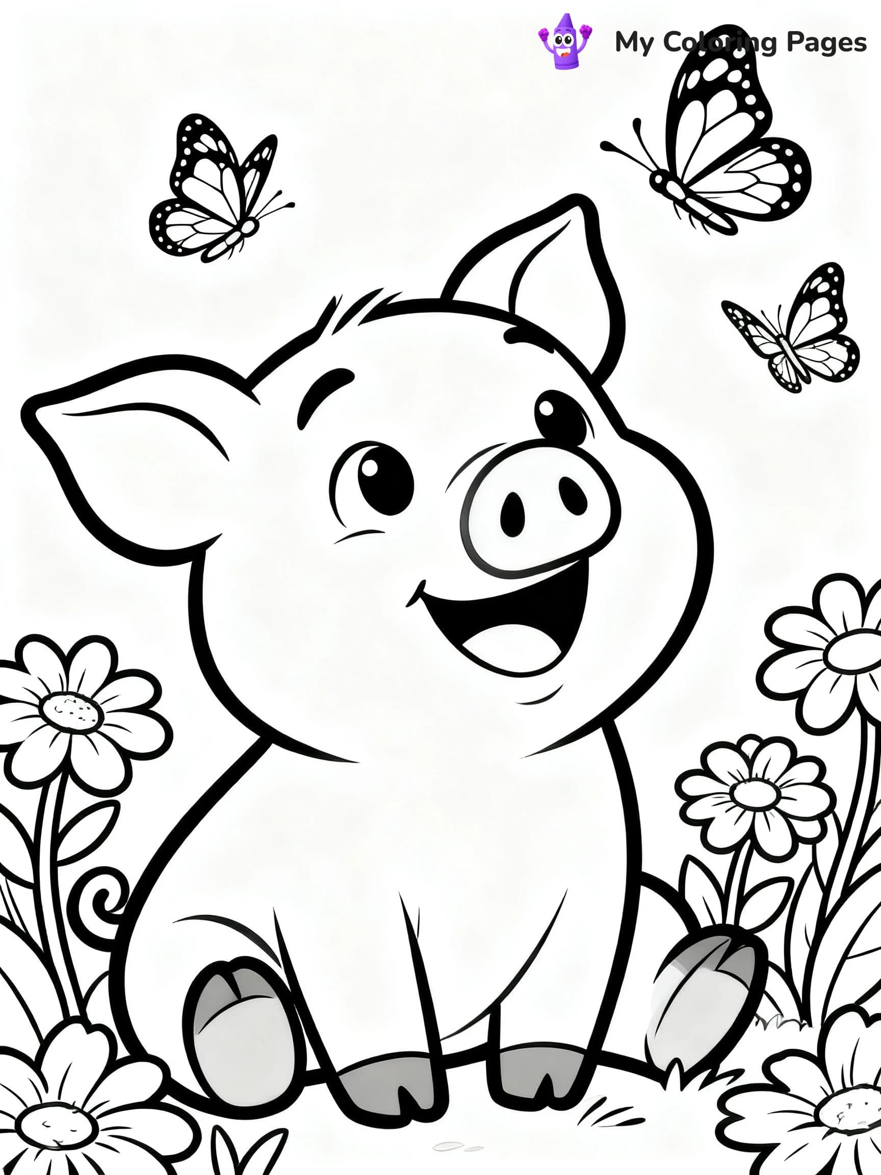 Piggy Coloring Pages - 24