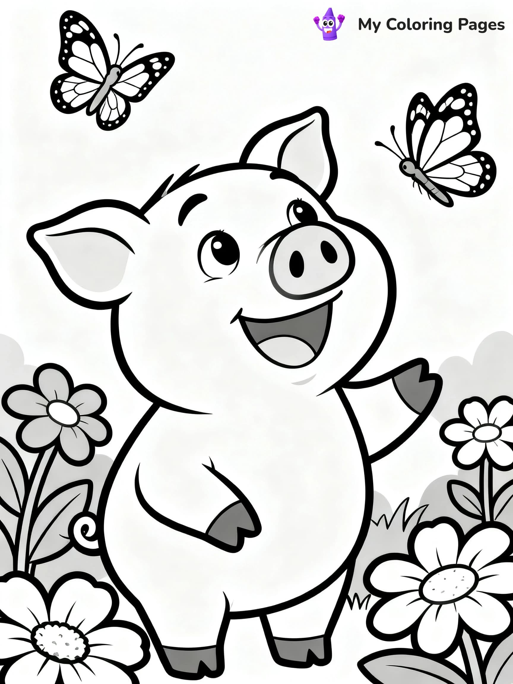 Piggy Coloring Pages - 23