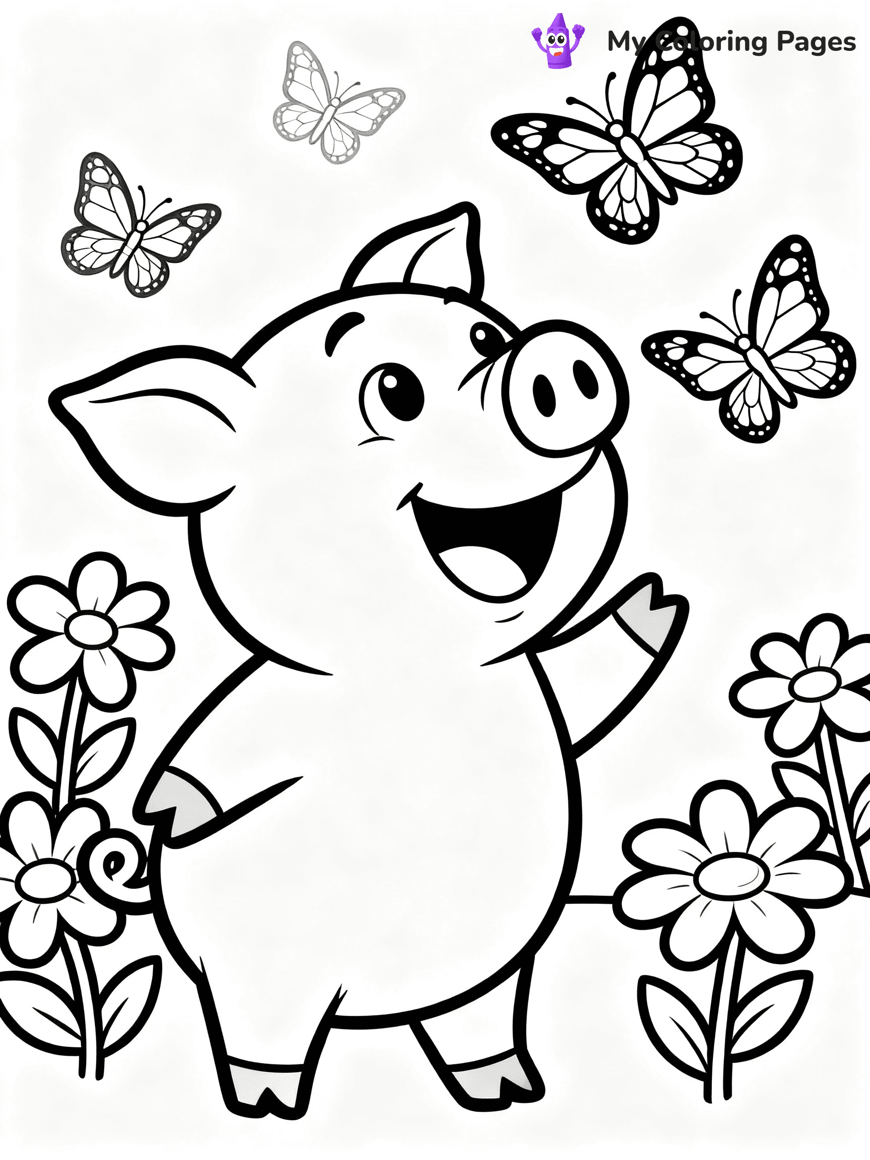 Piggy Coloring Pages - 22