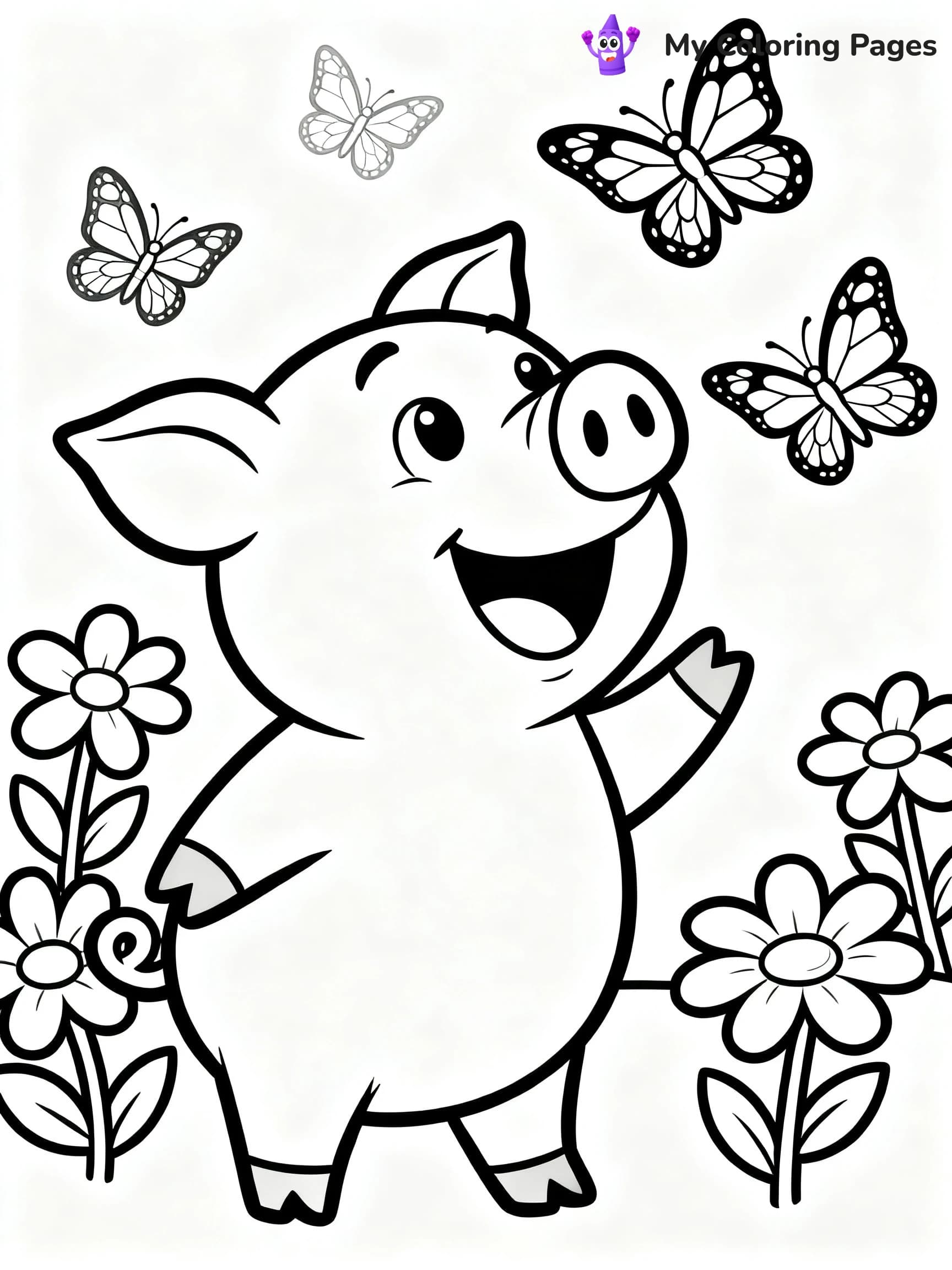 Piggy Coloring Pages - 20