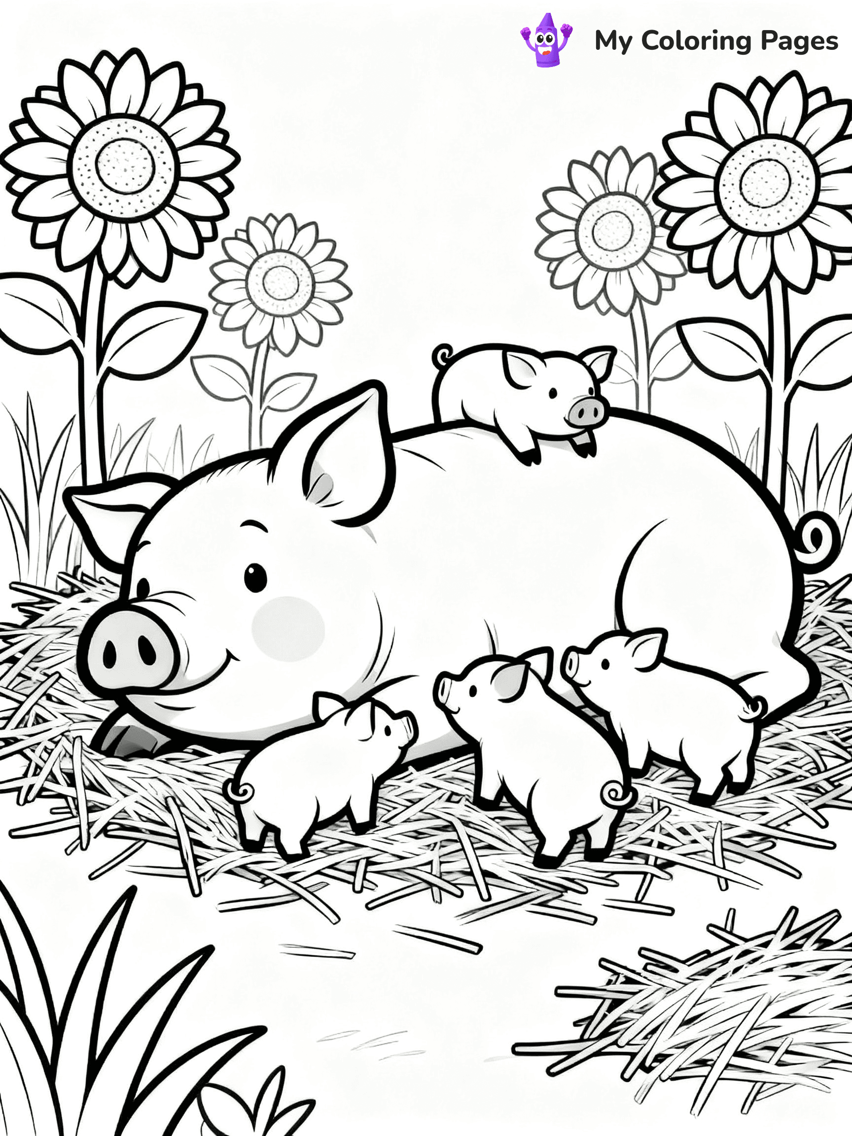 Piggy Coloring Pages - 17