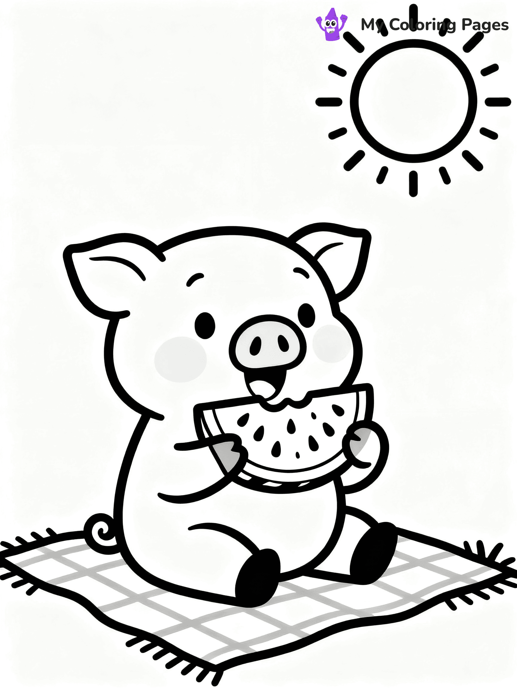 Piggy Coloring Pages - 7
