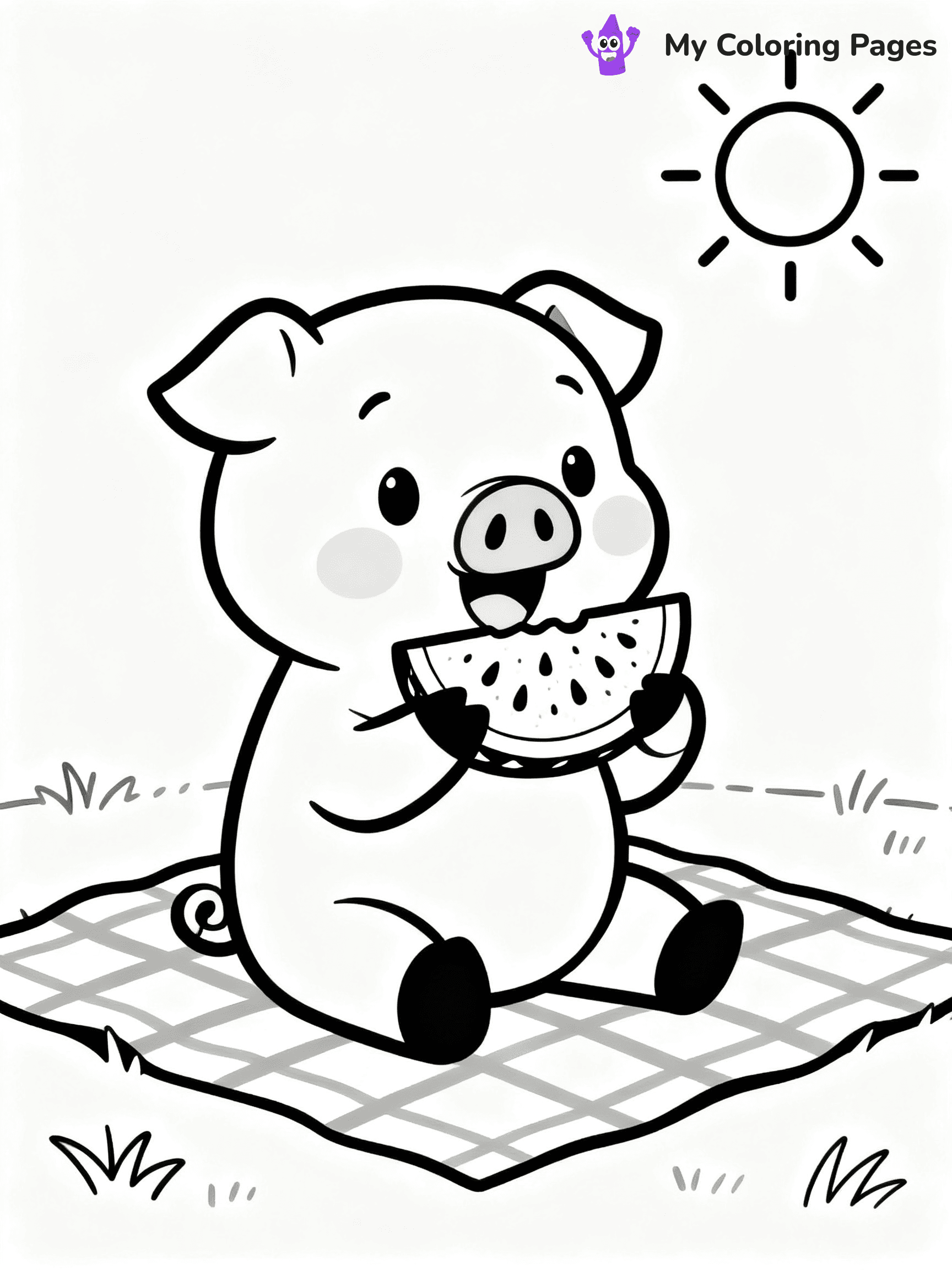 Piggy Coloring Pages - 5
