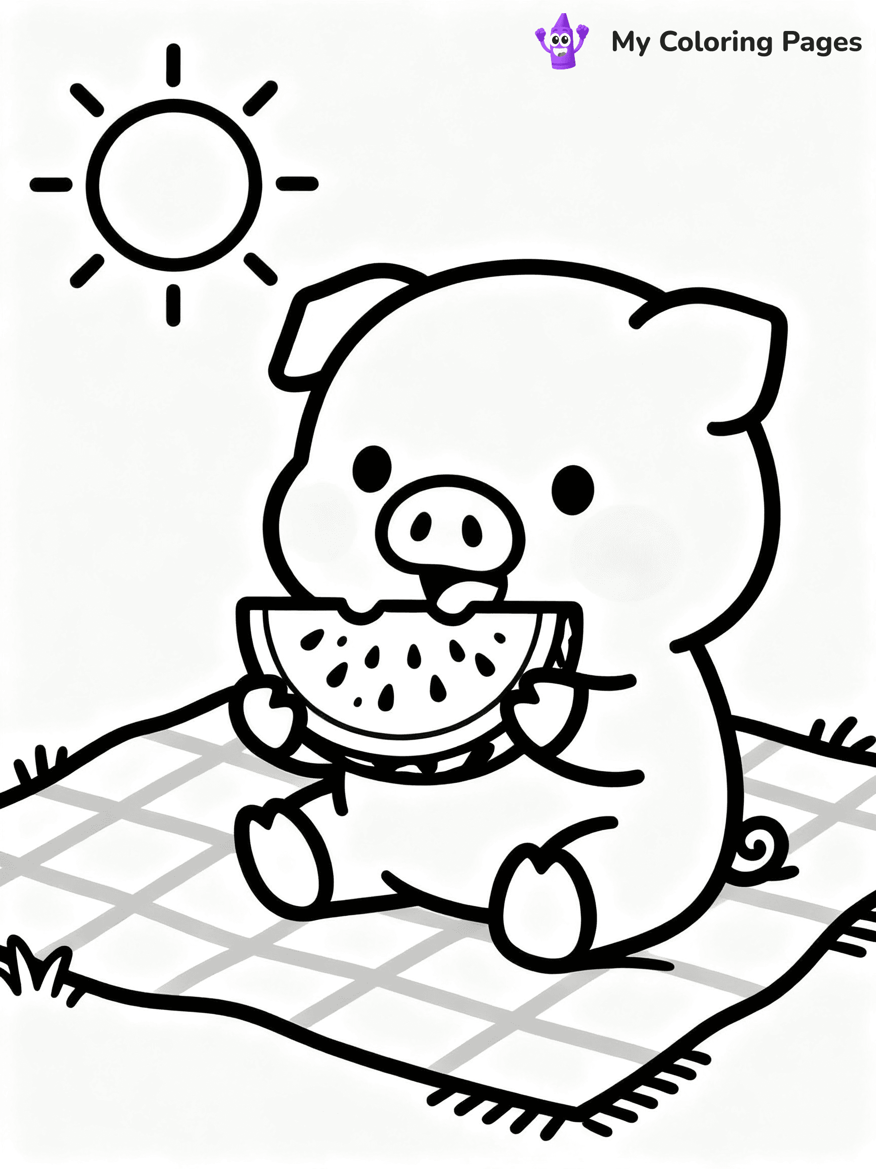 Piggy Coloring Pages - 4