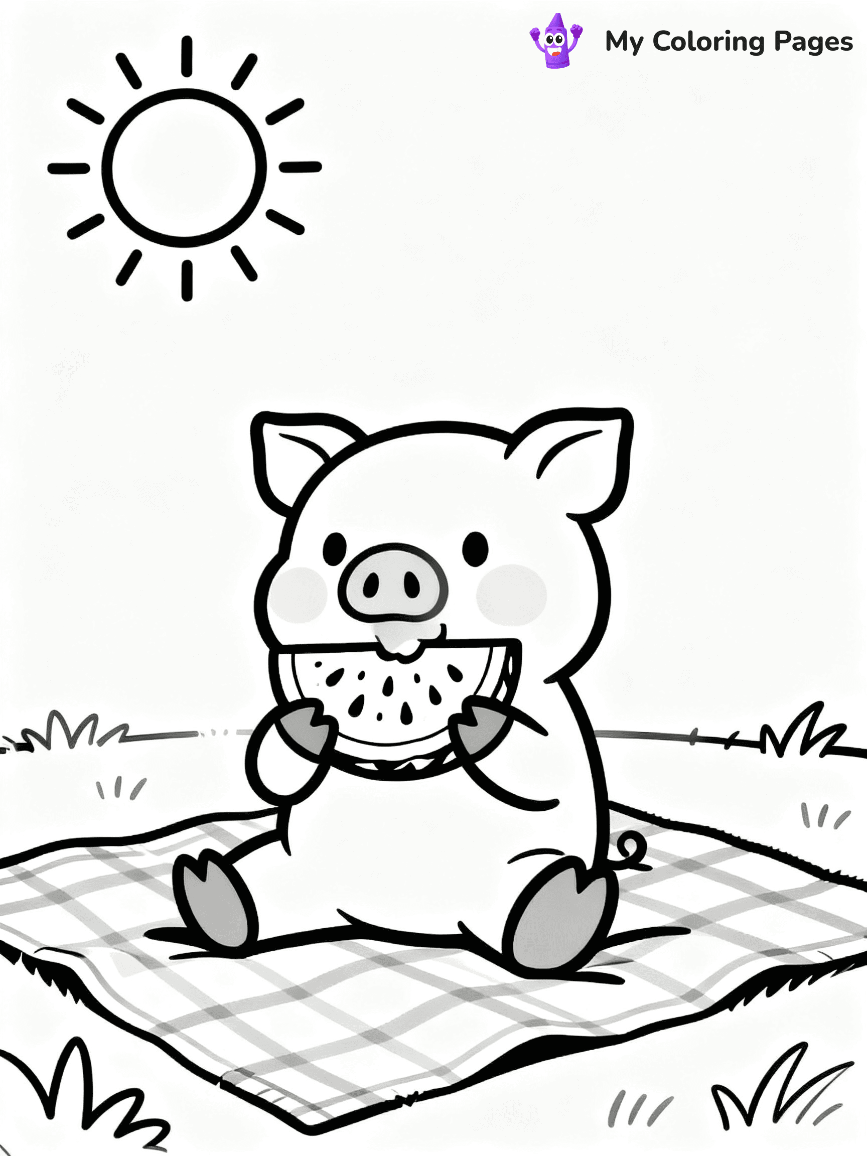 Piggy Coloring Pages - 3