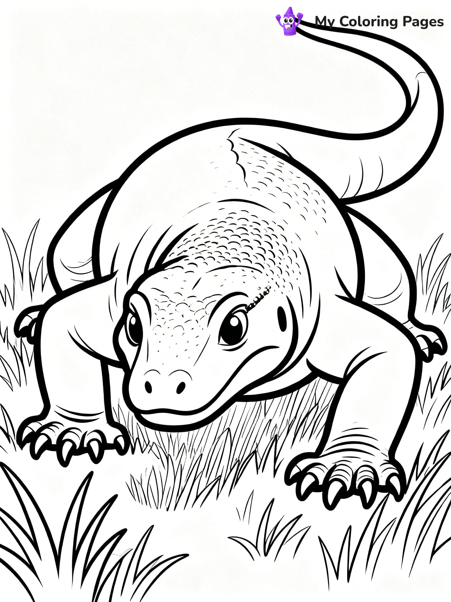 Komodo Dragon Coloring Pages - 84