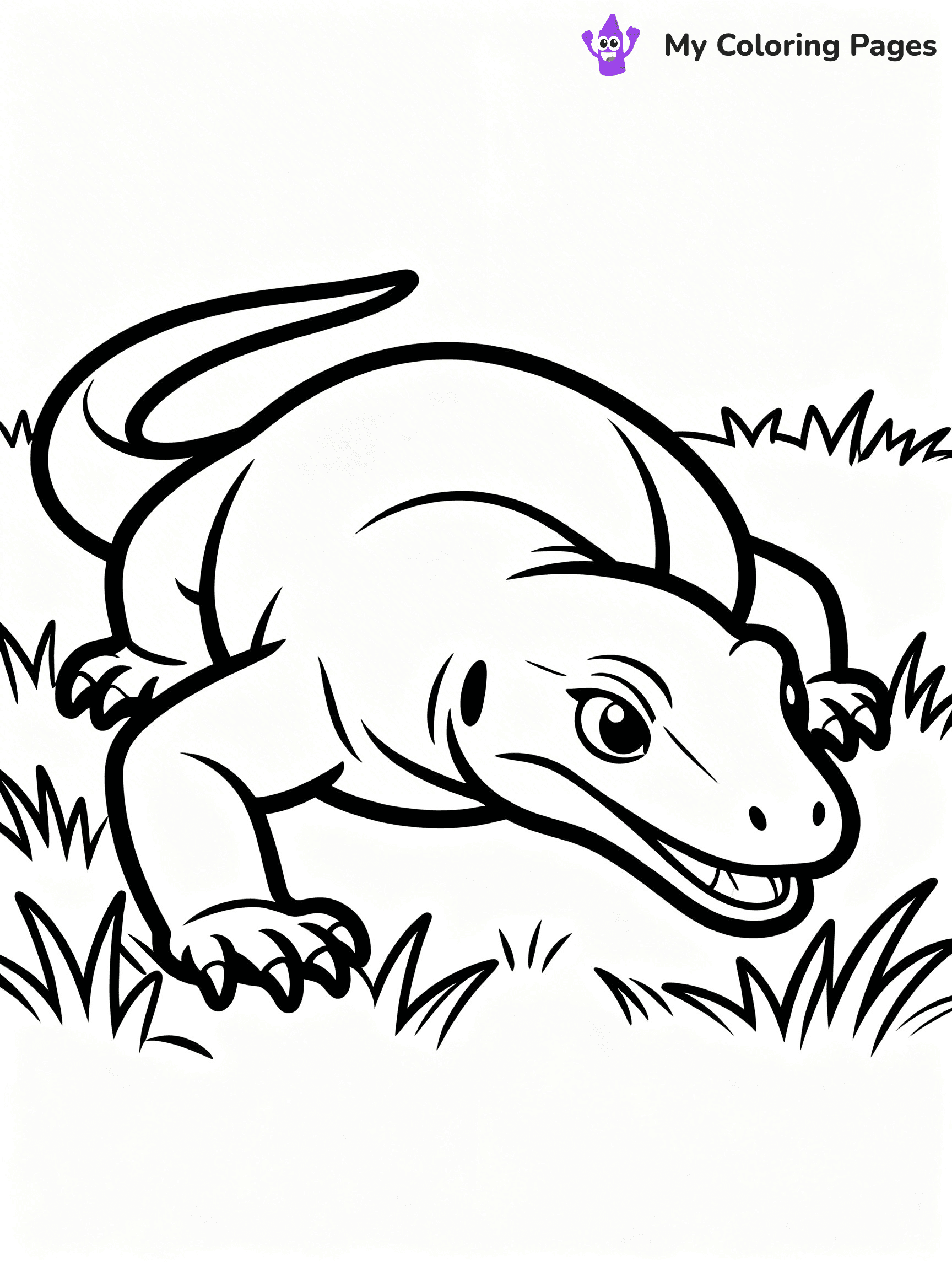 Komodo Dragon Coloring Pages - 76