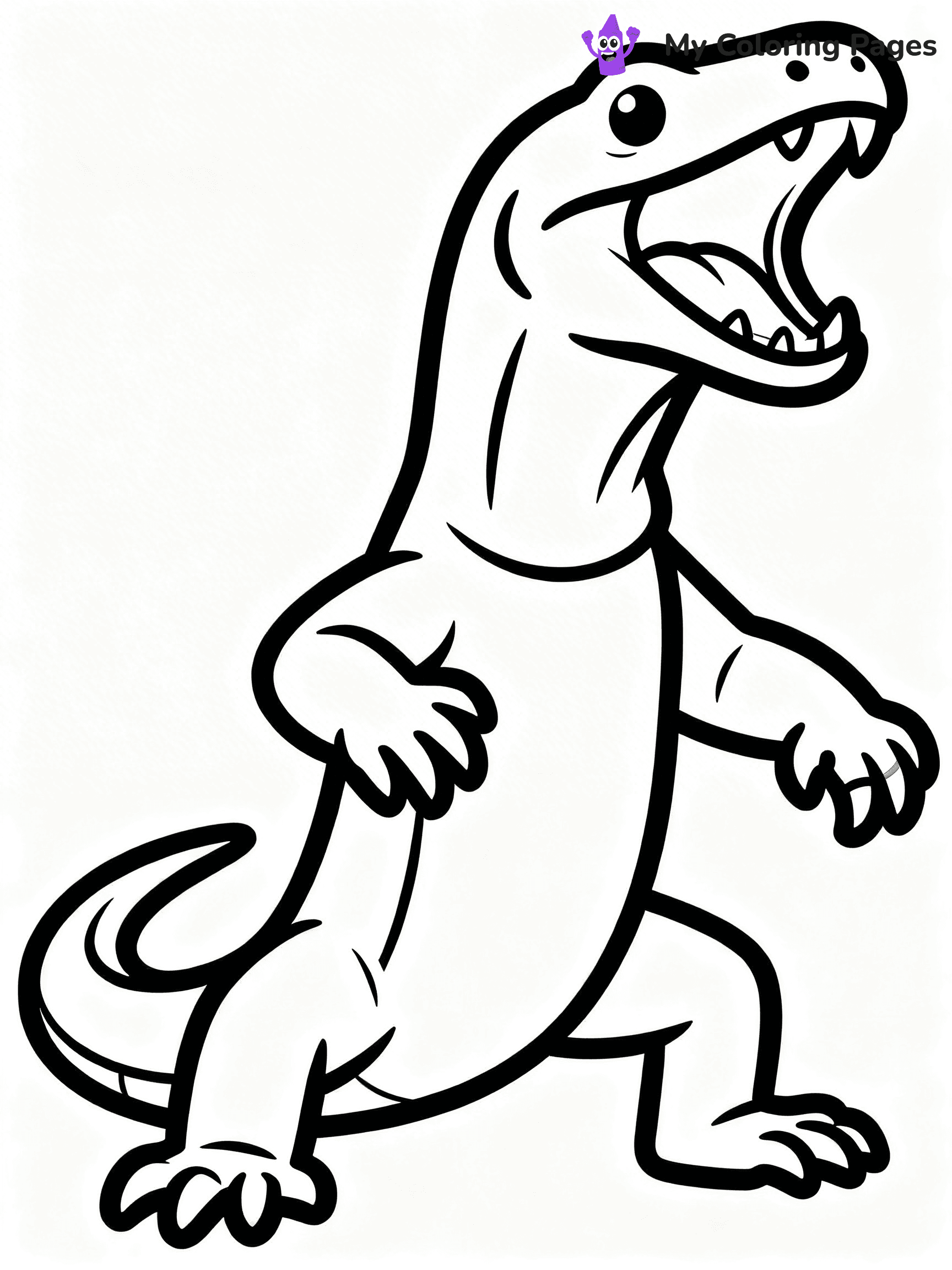 Komodo Dragon Coloring Pages - 61