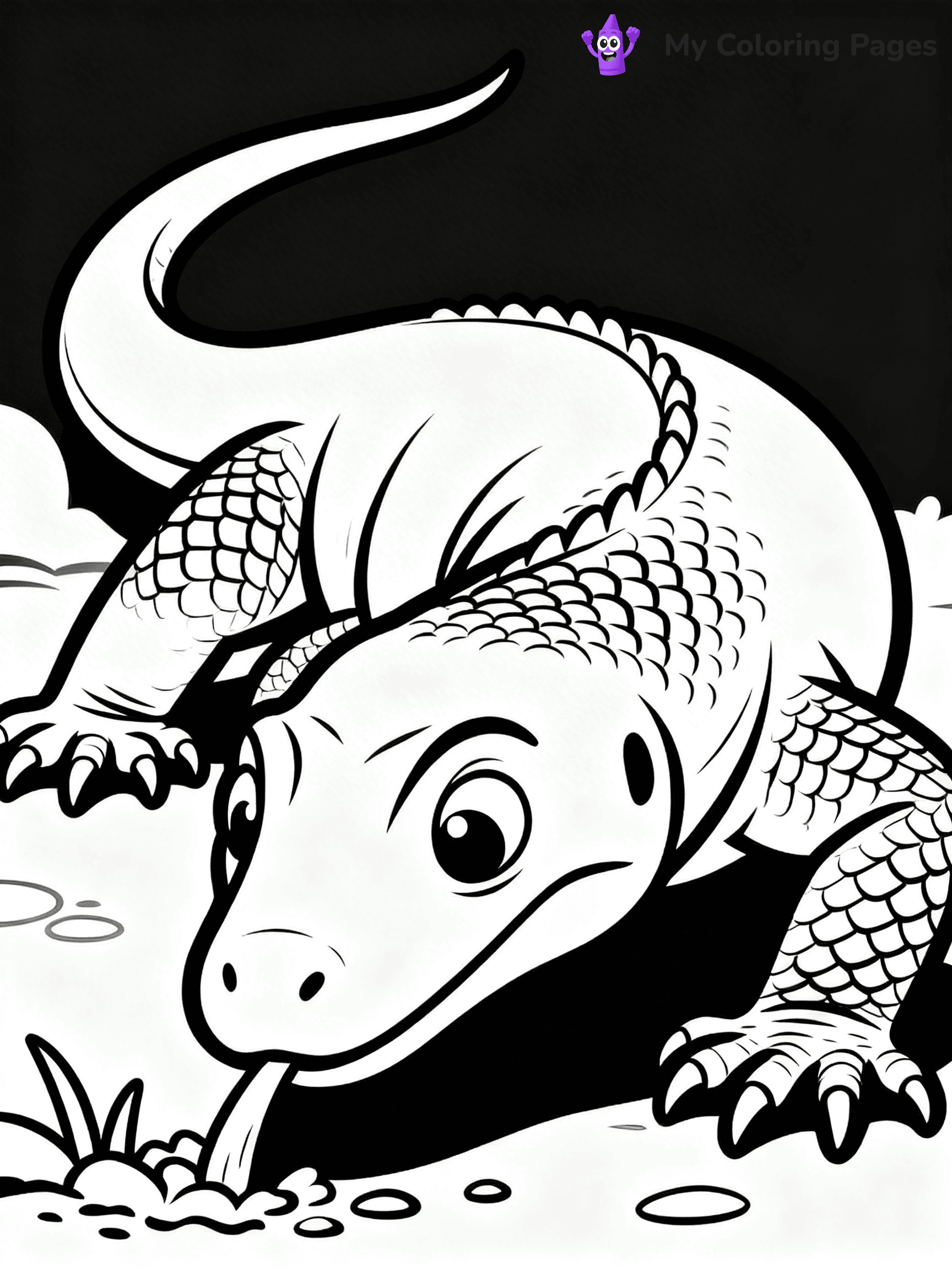 Komodo Dragon Coloring Pages - 19
