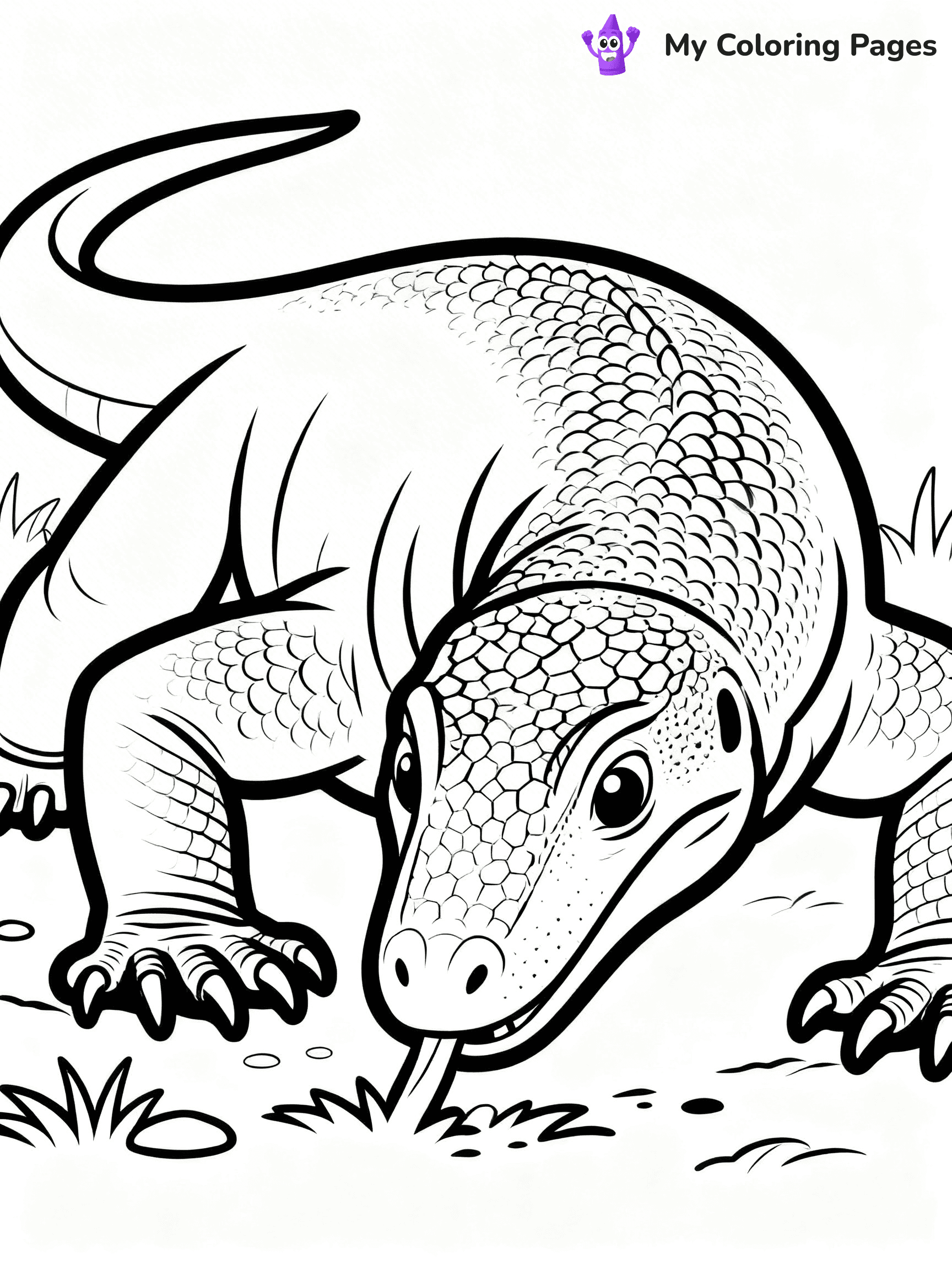 Komodo Dragon Coloring Pages - 17