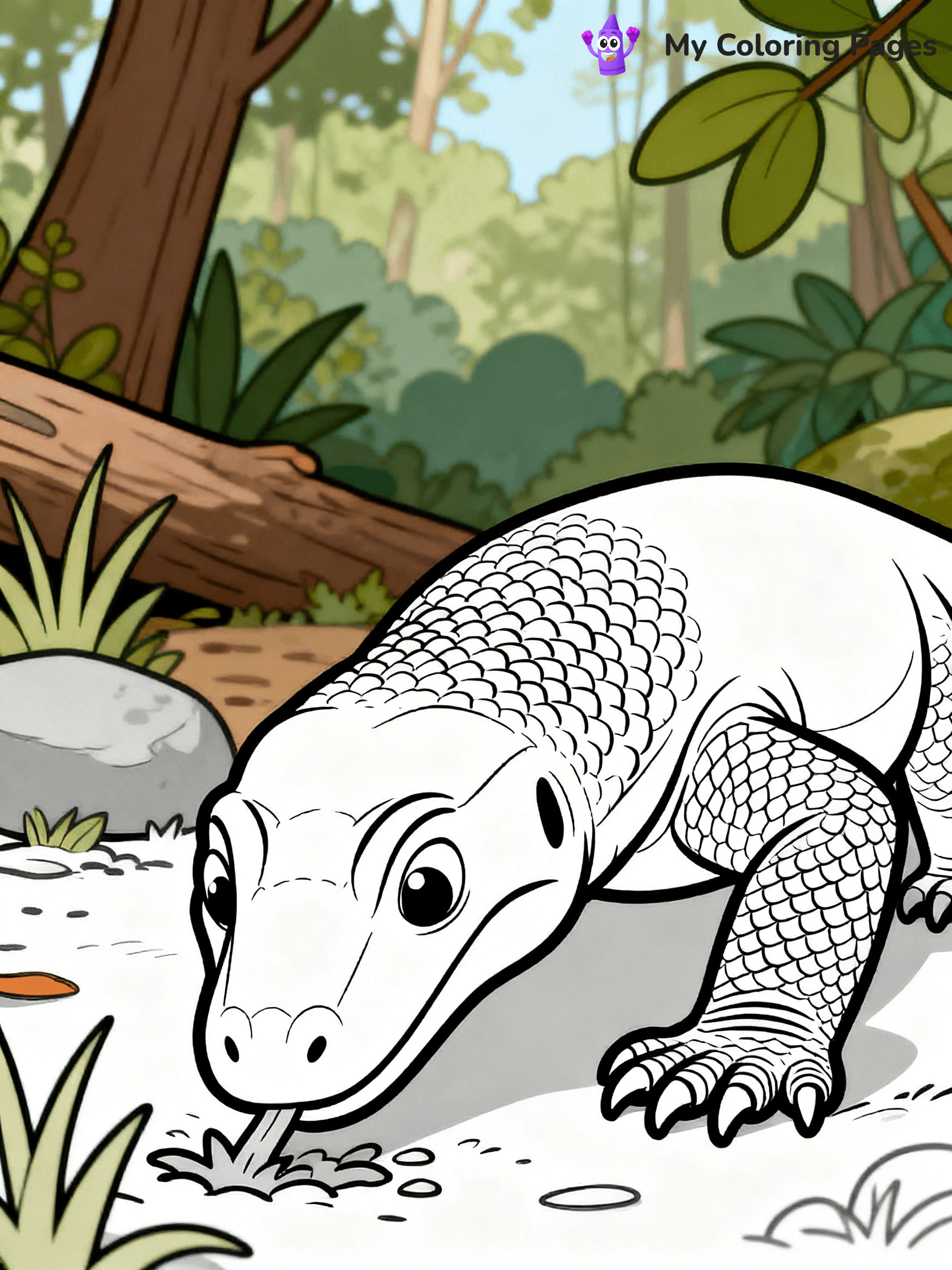 Komodo Dragon Coloring Pages - 15